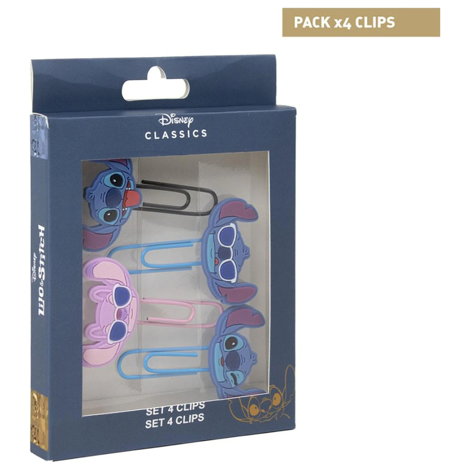 Lilo and Stitch Glasses Paper Clip Zestaw 4 sztuk zdjęcie produktu