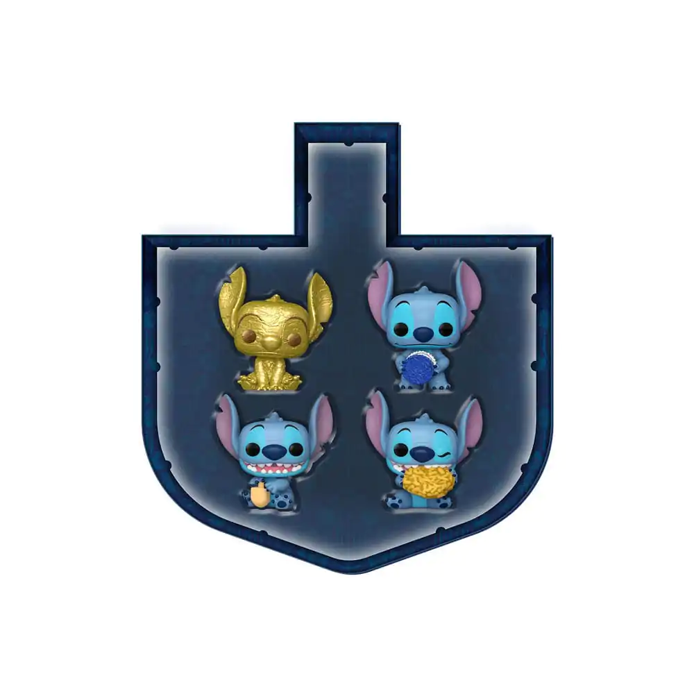 Stitch Holiday 2024 Pocket POP! Figurki winylowe Mini 4-Pack Dreidel Box 4 cm zdjęcie produktu