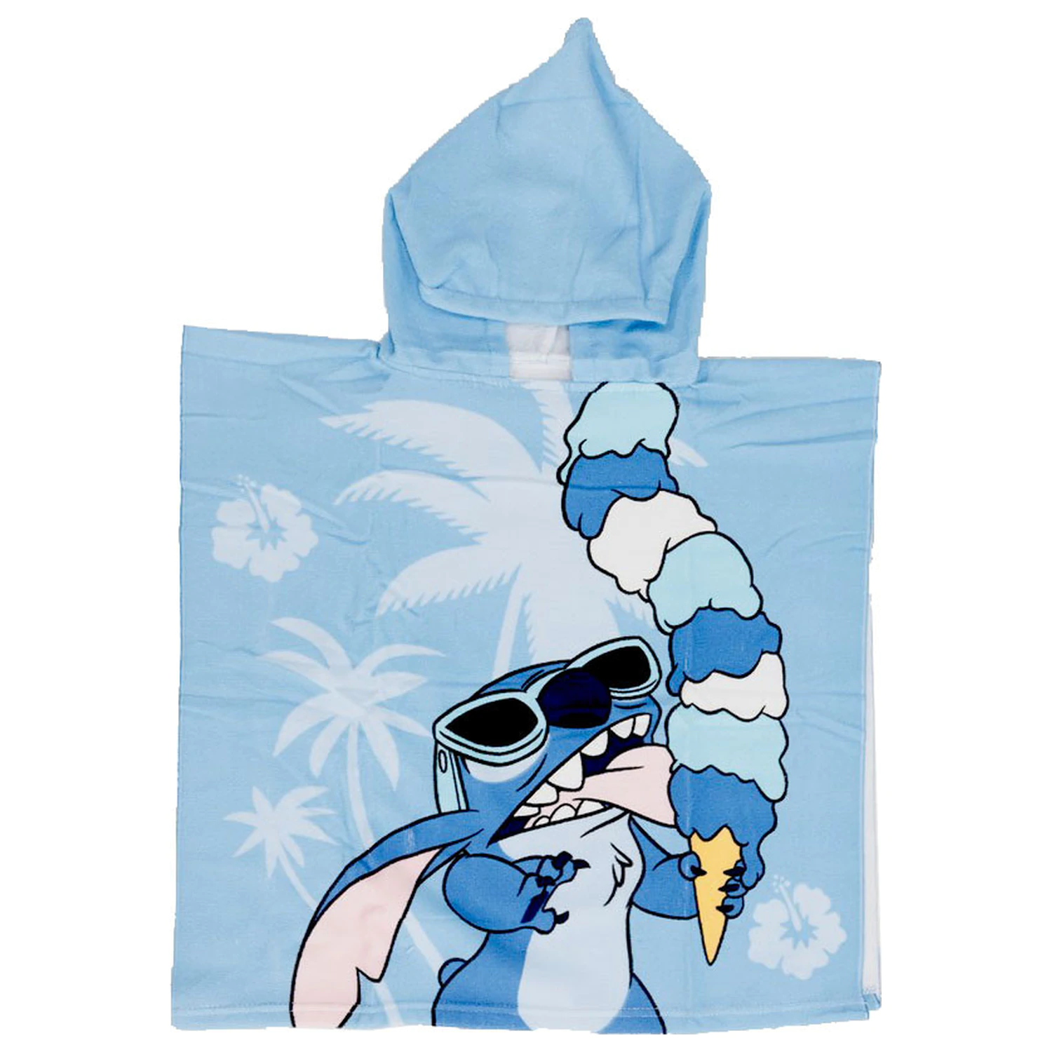Lilo and Stitch Ręcznik Plażowy Poncho z Motywem Lody Ice Cream 55x110 cm zdjęcie produktu