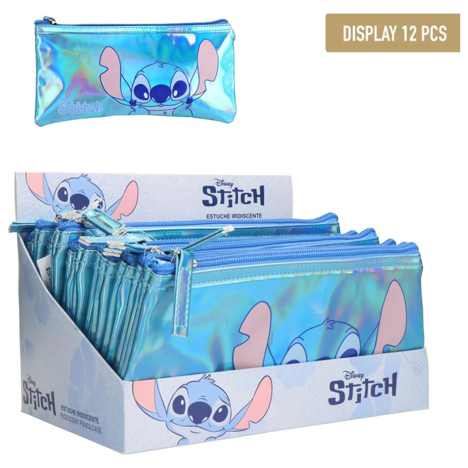 Stitch Iridescent dziecięcy kuferek kosmetyczny, piórnik zdjęcie produktu