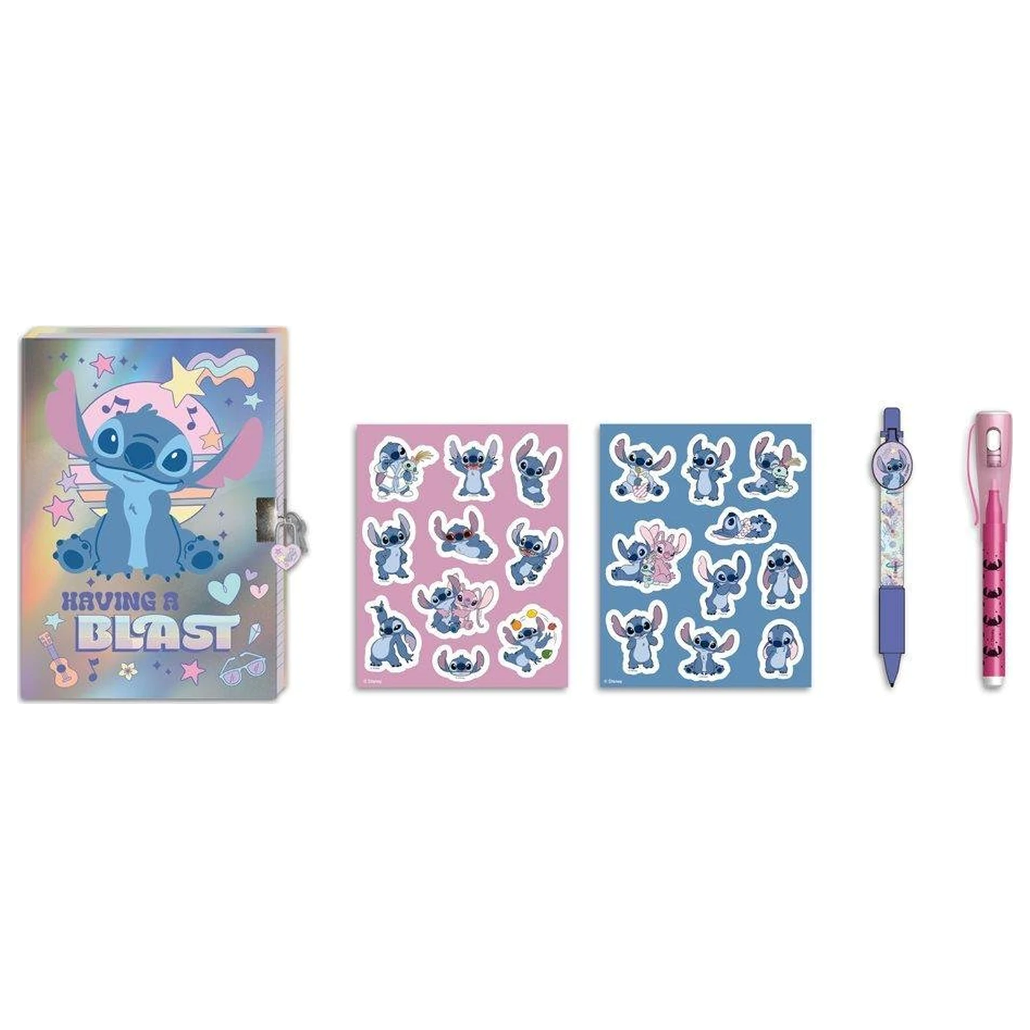 Stitch Pamiętnik Gift Box z zamkiem + akcesoria zdjęcie produktu
