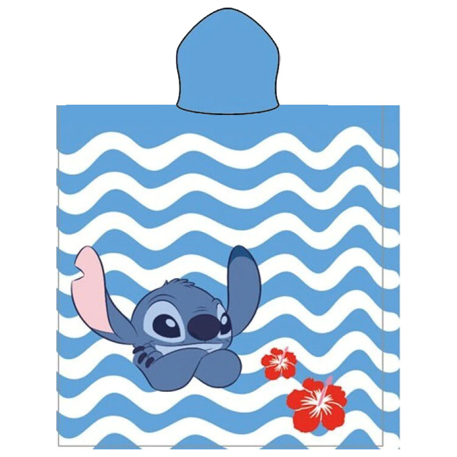 Lilo and Stitch Lazy Lagoon ręcznik plażowy ponczo 55x110 cm zdjęcie produktu