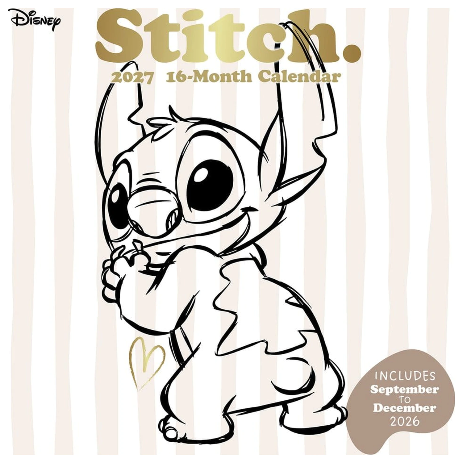 Stitch Calendar Life is Better with Stitch 2027 30 x 30 cm zdjęcie produktu