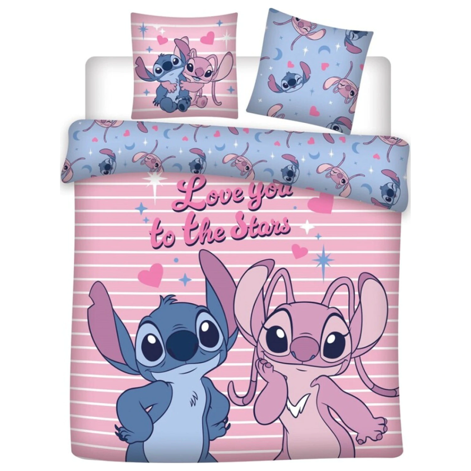 Stitch Love You podwójna poszwa na kołdrę zdjęcie produktu
