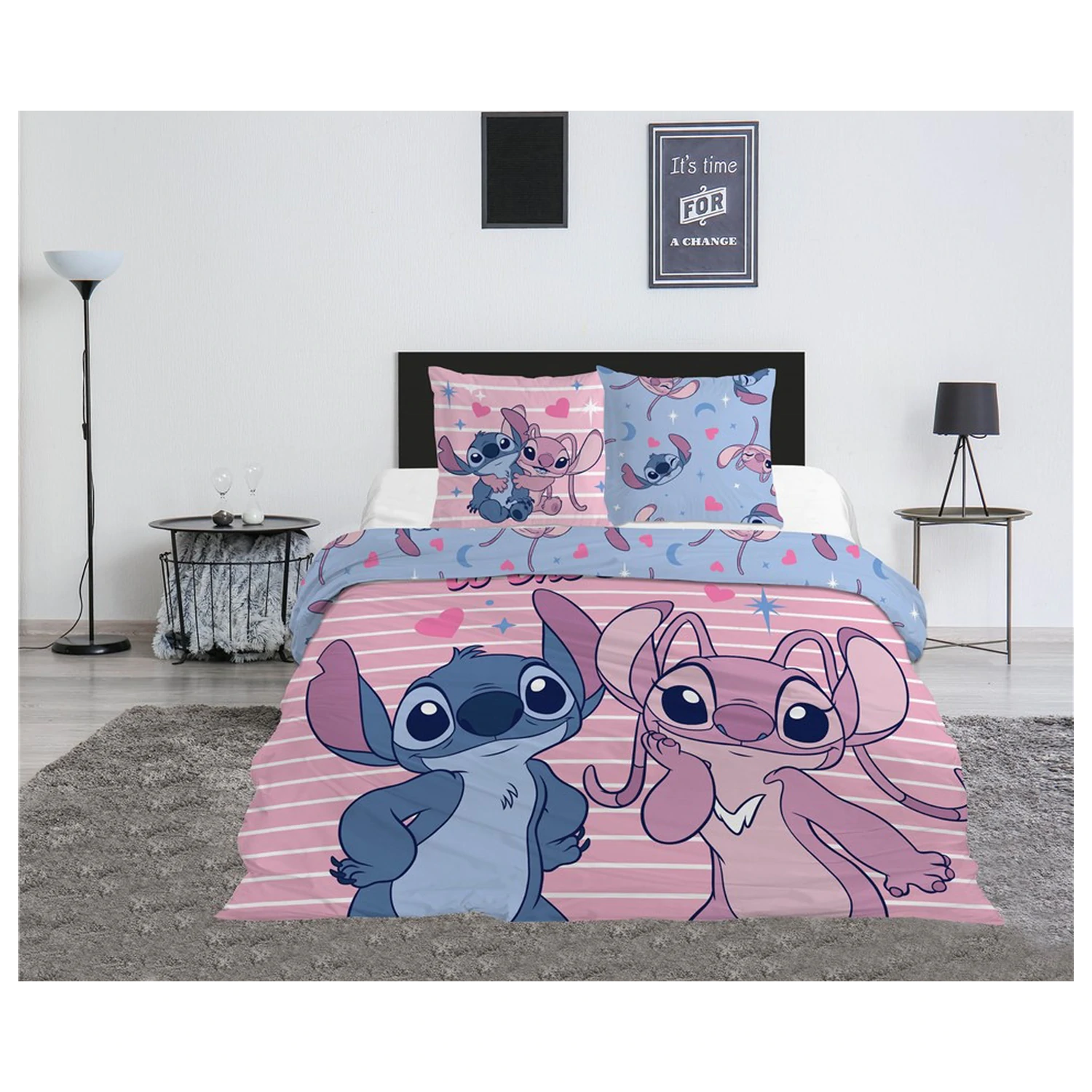 Stitch Love You podwójna poszwa na kołdrę zdjęcie produktu