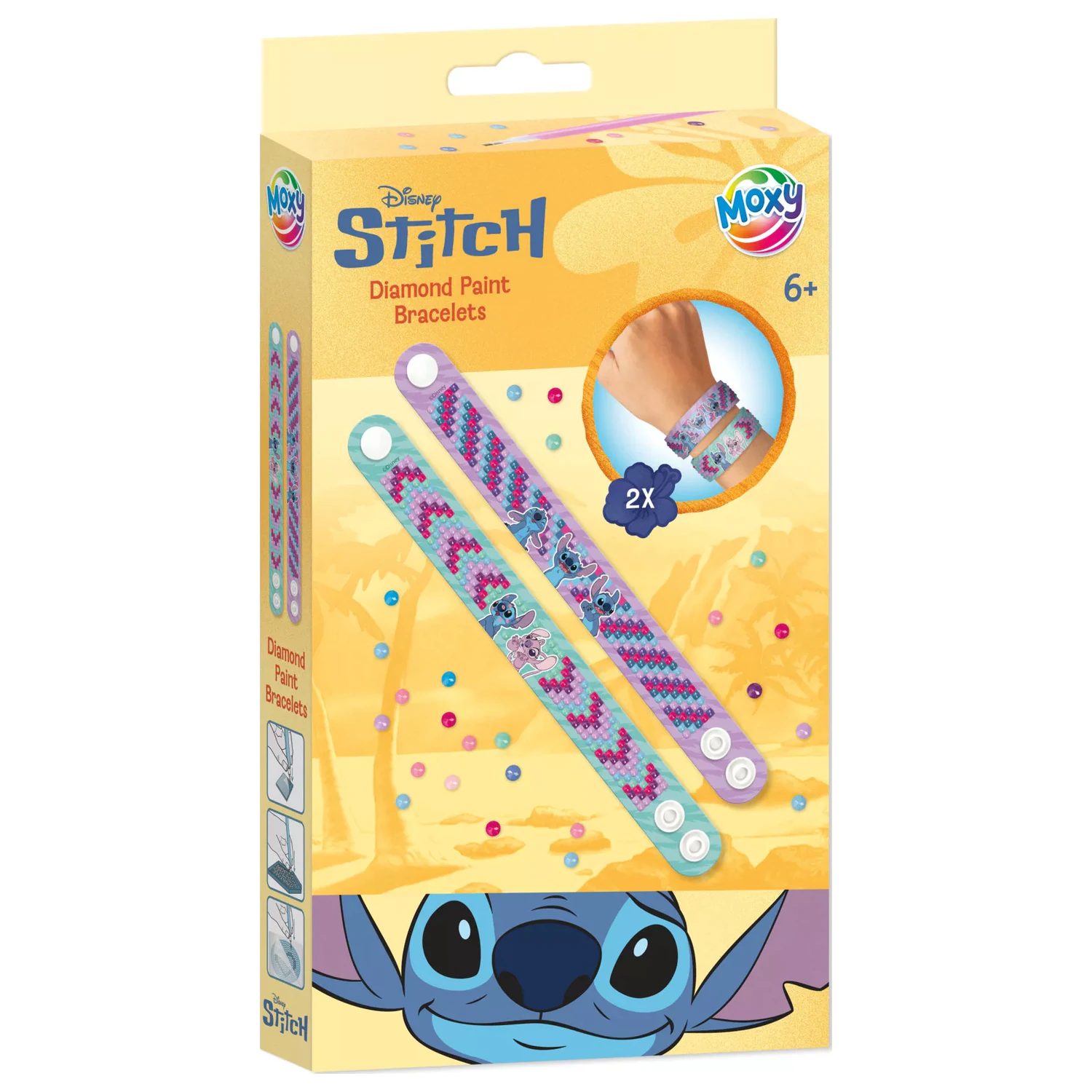 Stitch Moxy diamentowy zestaw 2 bransoletek z dotami zdjęcie produktu