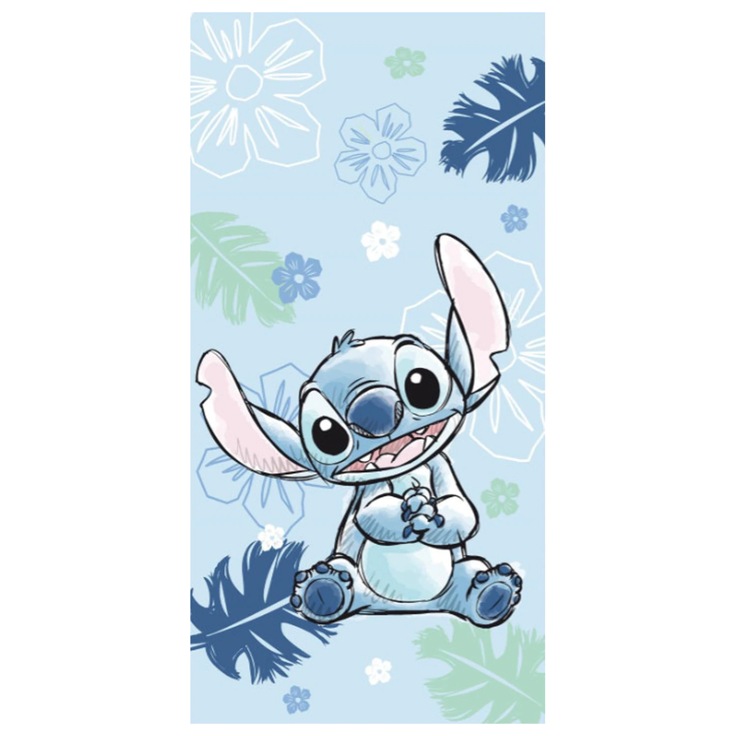 Ręcznik Stitch Ohana Blue 70x140cm zdjęcie produktu