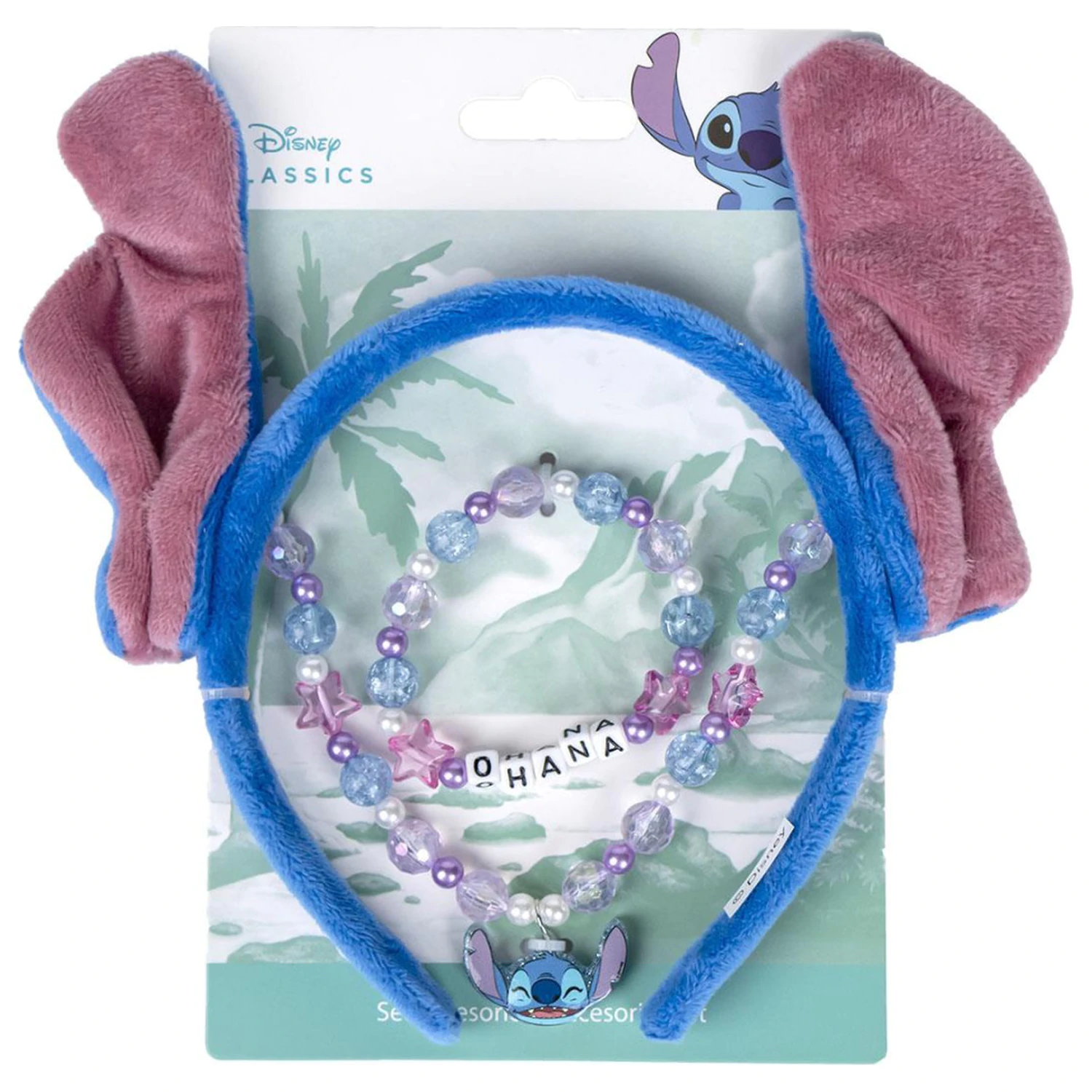 Zestaw Biżuterii i Opasek na Głowę Stitch Ohana zdjęcie produktu