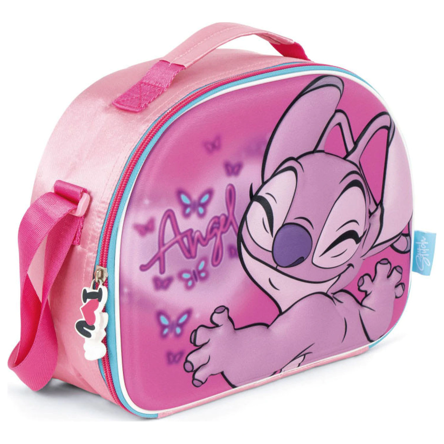 Stitch Pink Angel 3D termo torba na lunch 26 cm zdjęcie produktu