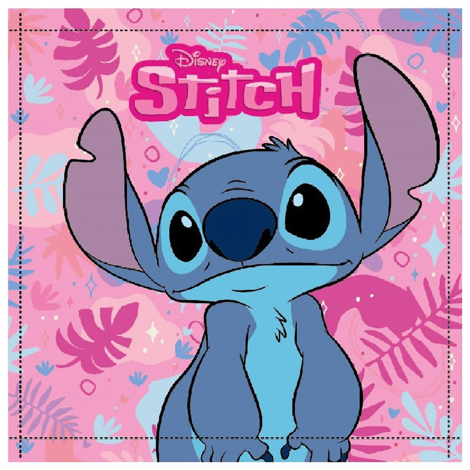 Stitch Pink Paradise ręcznik do rąk, ręcznik do twarzy, ręcznik 30x30cm zdjęcie produktu
