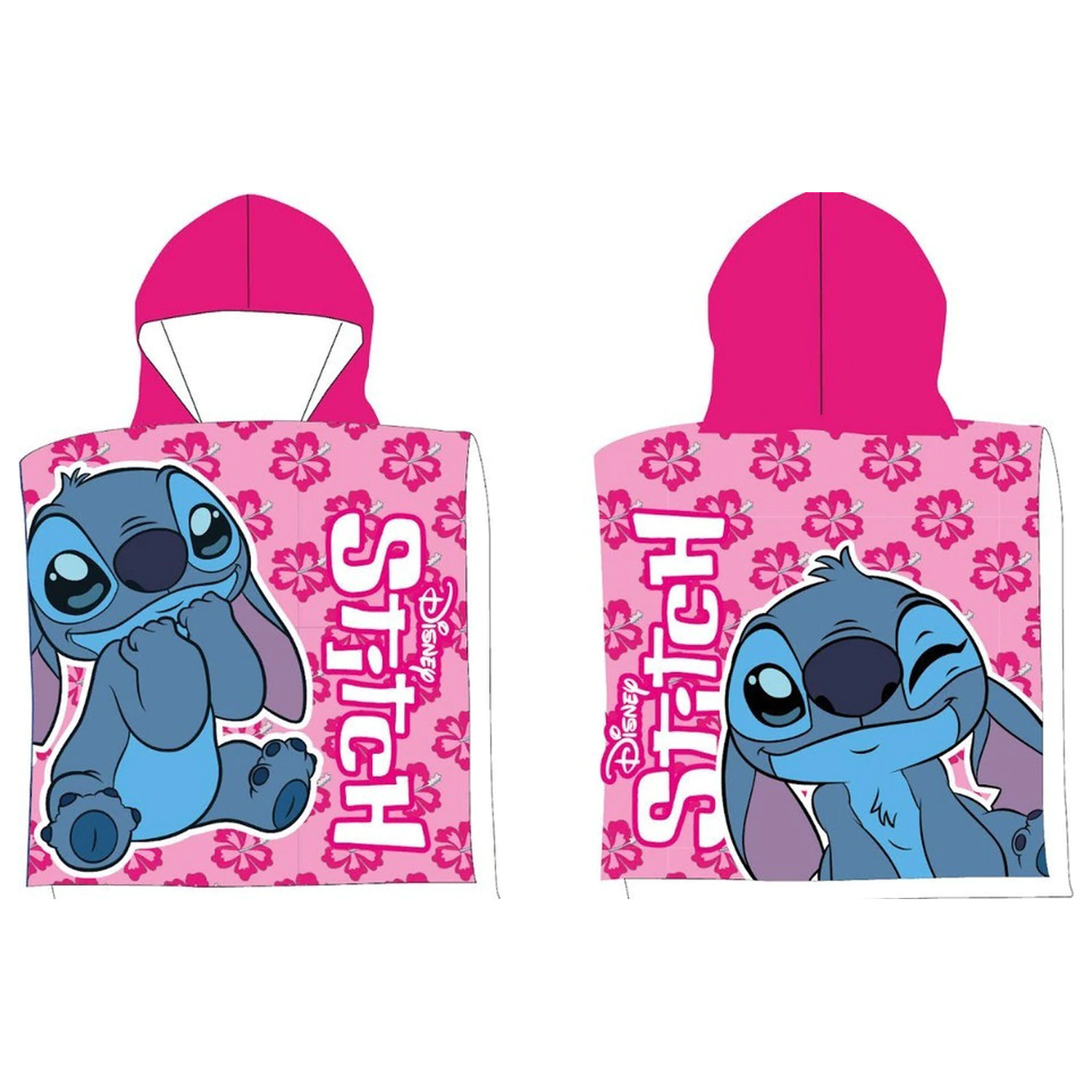 Stitch Pink Wink Ręcznik Plażowy Poncho 50x100 cm zdjęcie produktu