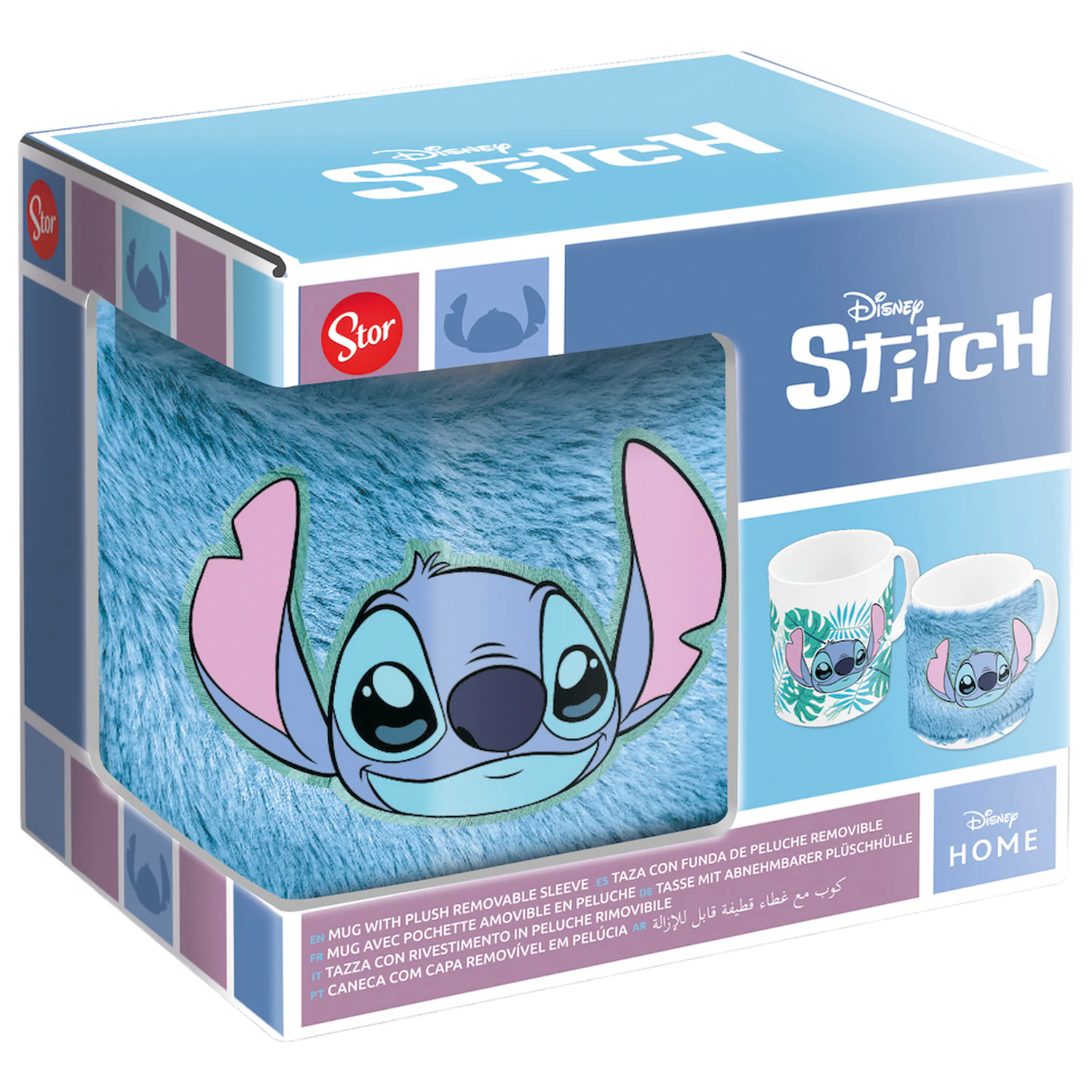 Stitch pluszowy rękaw na kubek zdjęcie produktu