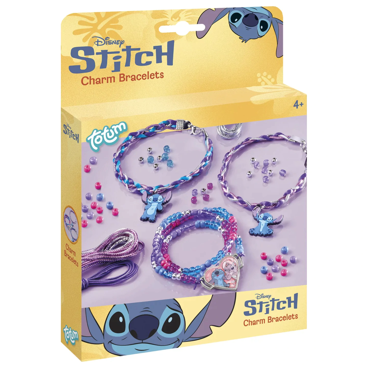 Zestaw do tworzenia fioletowej bransoletki z charmsami Stitch zdjęcie produktu