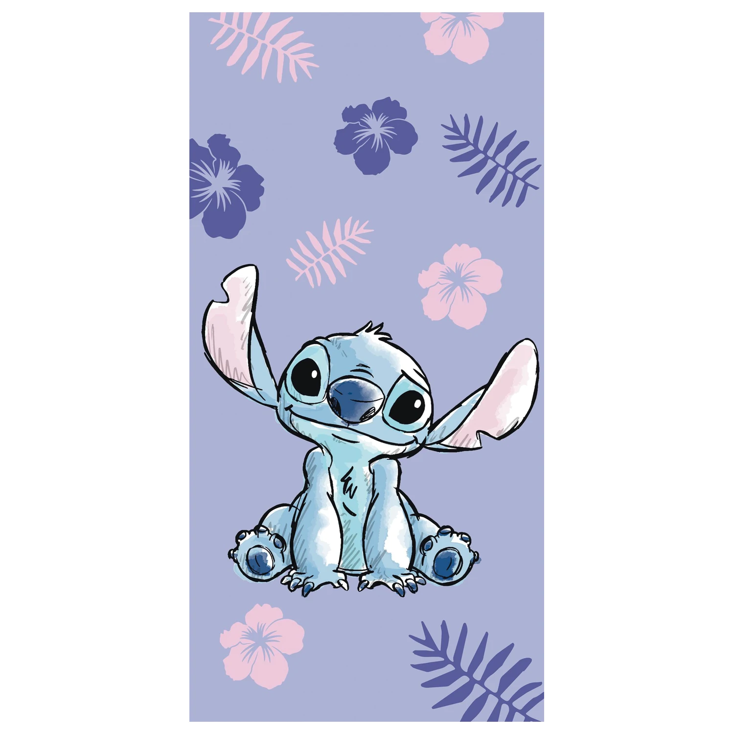 Stitch Purple Ręcznik 70x140cm zdjęcie produktu