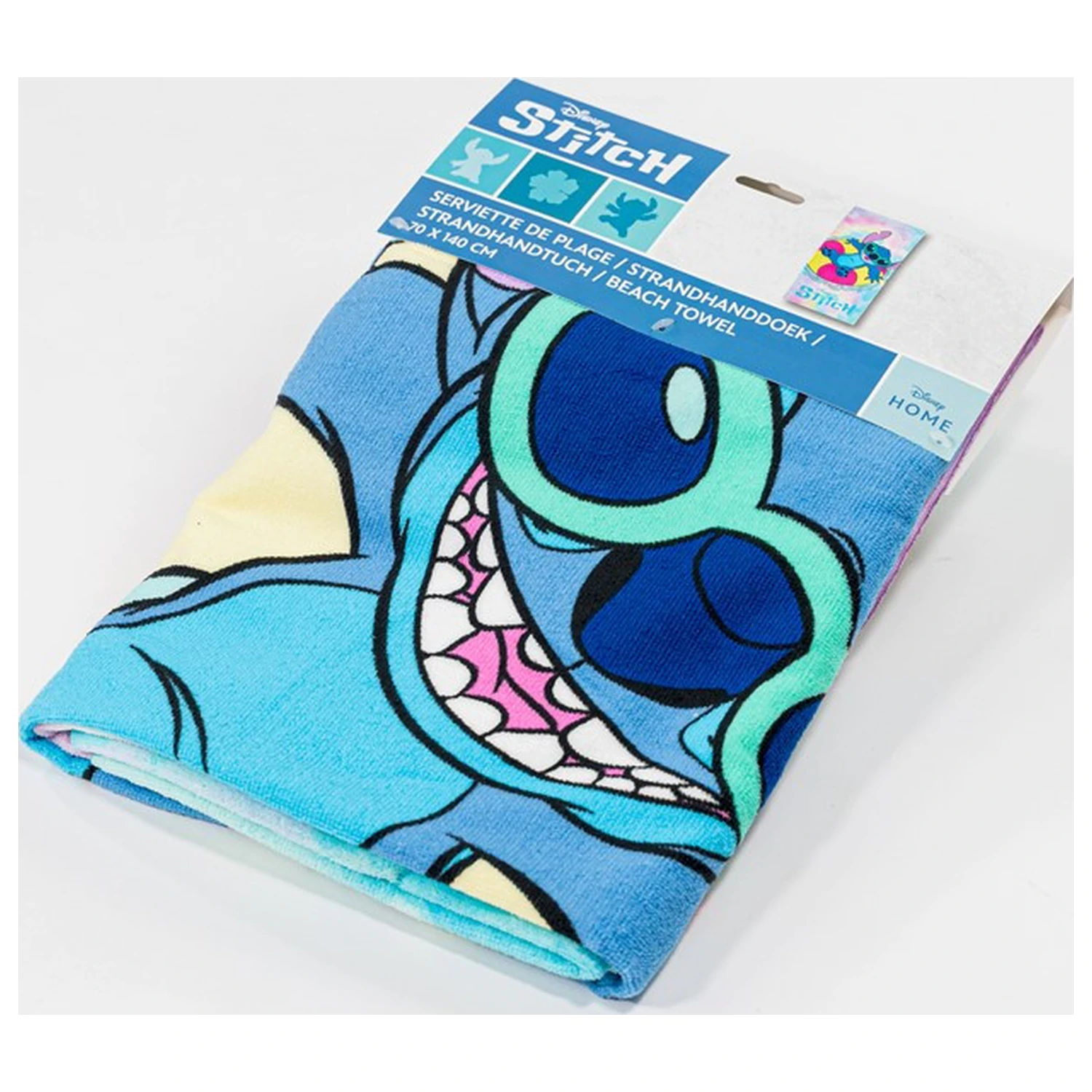Stitch Tęczowe Fale Ręcznik 70x140cm zdjęcie produktu