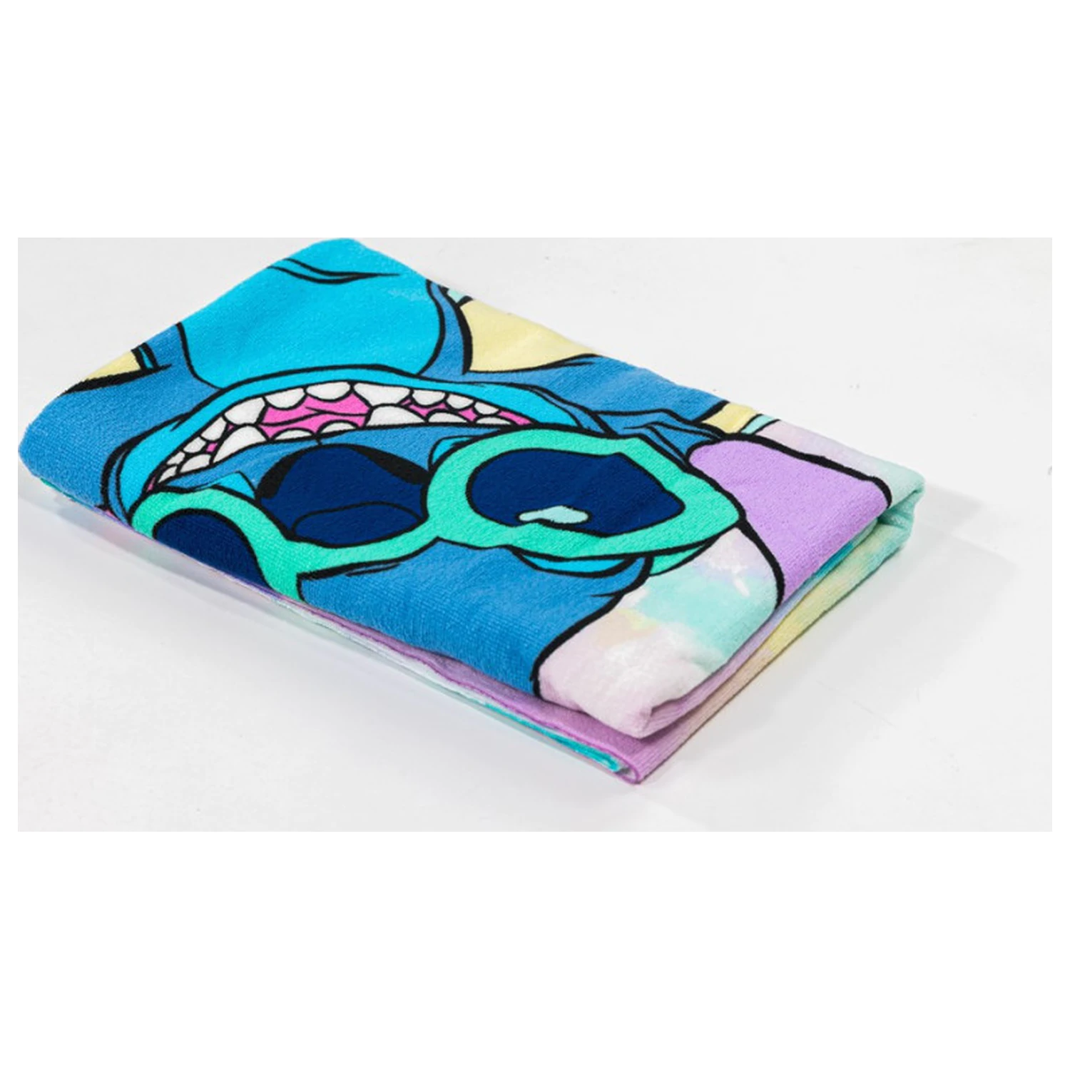 Stitch Tęczowe Fale Ręcznik 70x140cm zdjęcie produktu