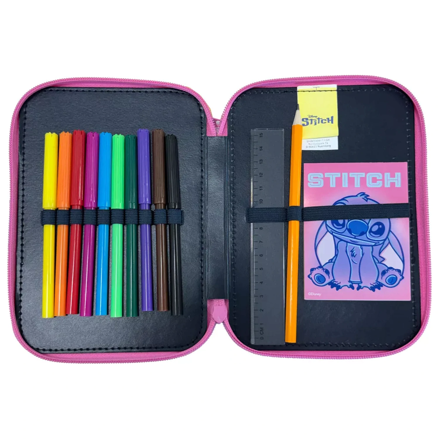 Stitch Scrapbook piórnik dwupiętrowy z wyposażeniem zdjęcie produktu
