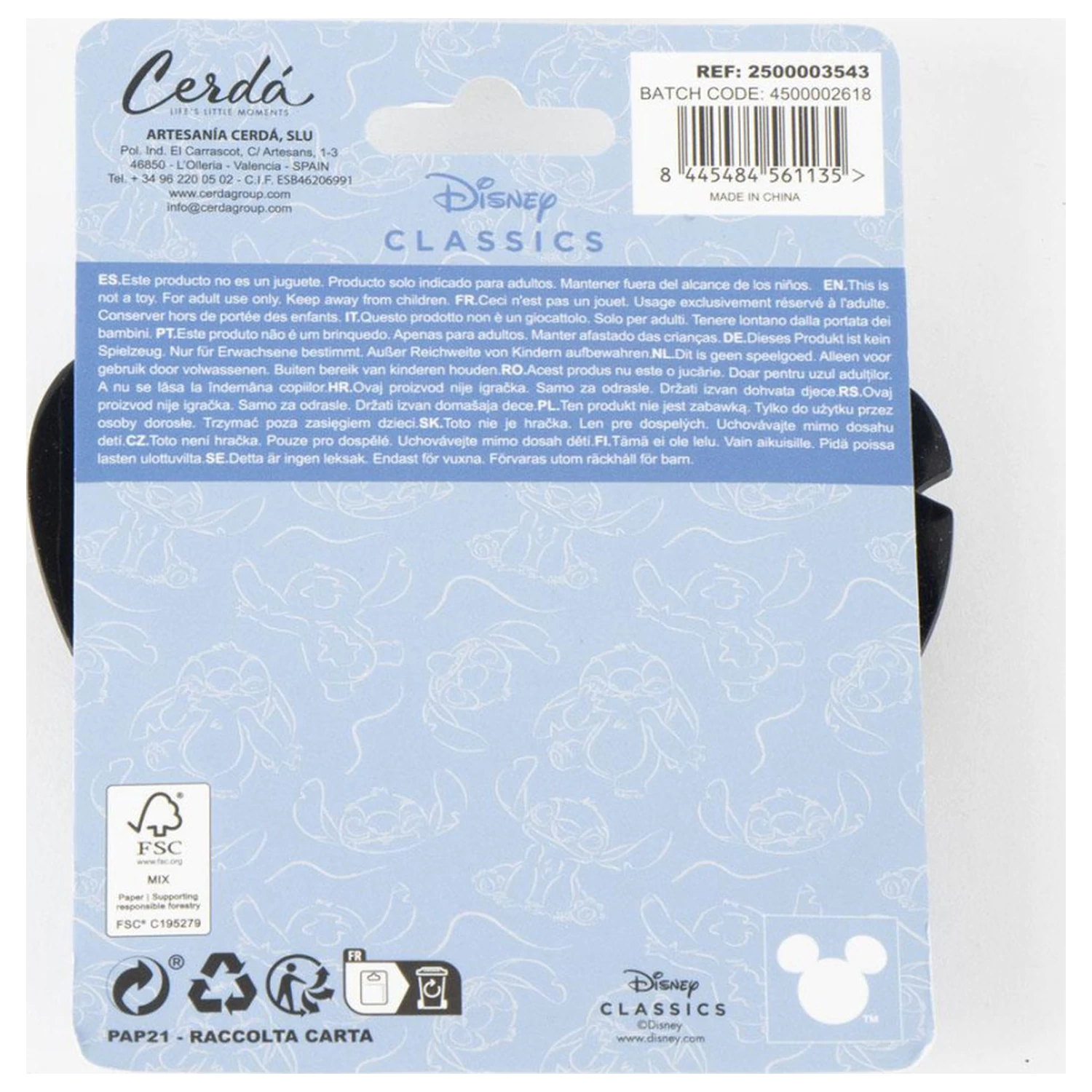 Stitch Smile Lusterko do makijażu 3D zdjęcie produktu
