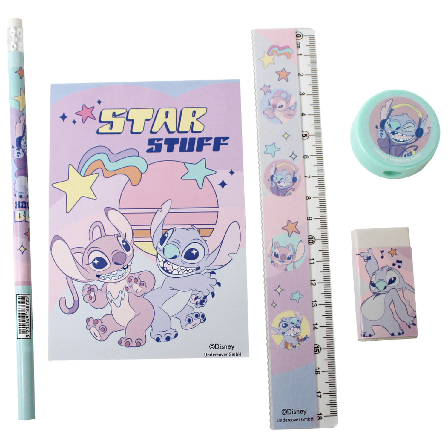 Stitch Star Stuff Zestaw artykułów piśmienniczych, 5 sztuk zdjęcie produktu