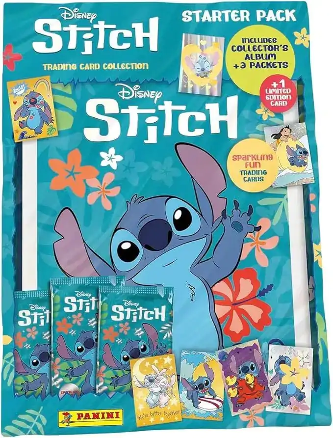 Stitch Trading Cards Starter Pack *German Version* - zestaw startowy kart kolekcjonerskich zdjęcie produktu