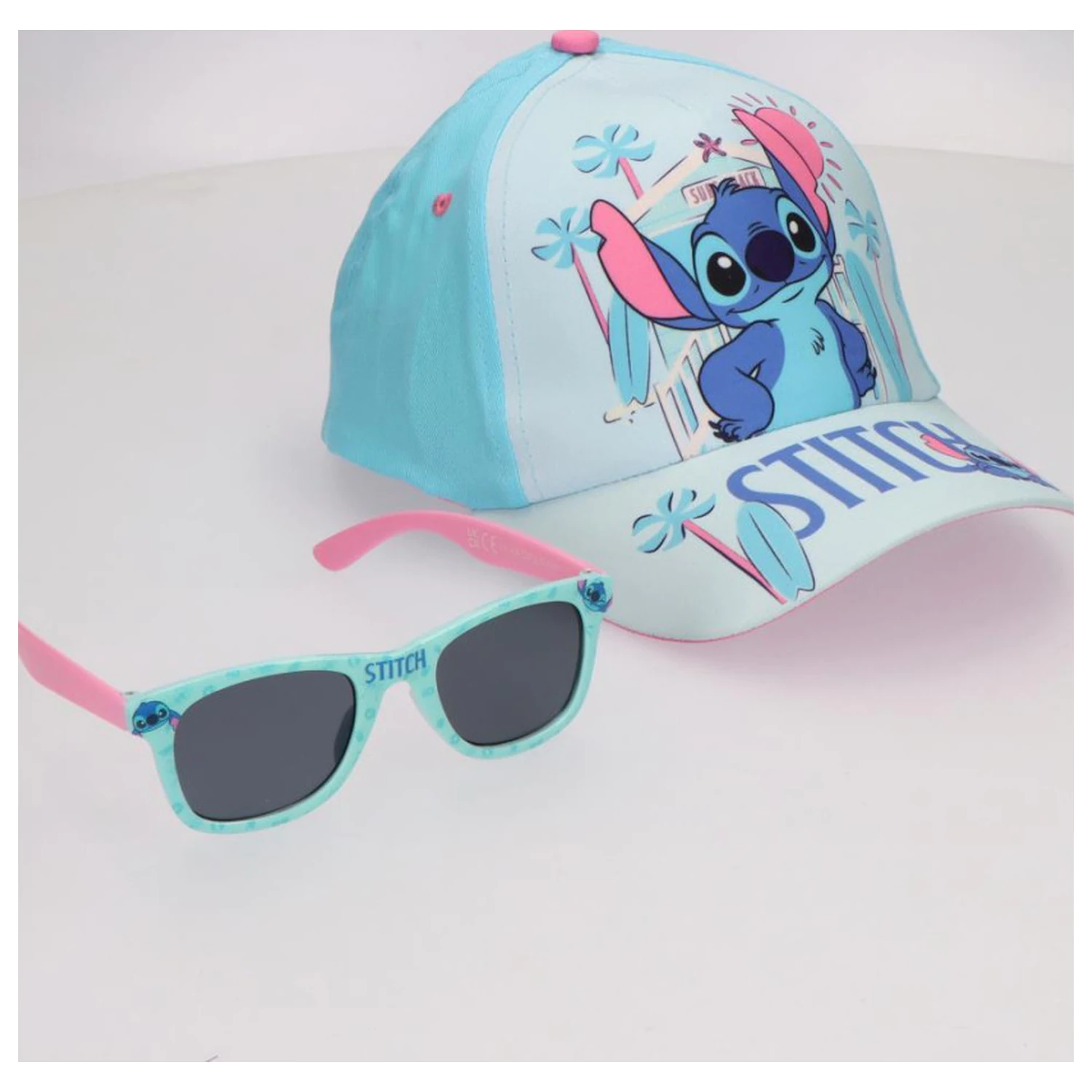 Stitch Lilo & Stitch Sunny Day Zestaw okularów przeciwsłonecznych i czapki z daszkiem zdjęcie produktu