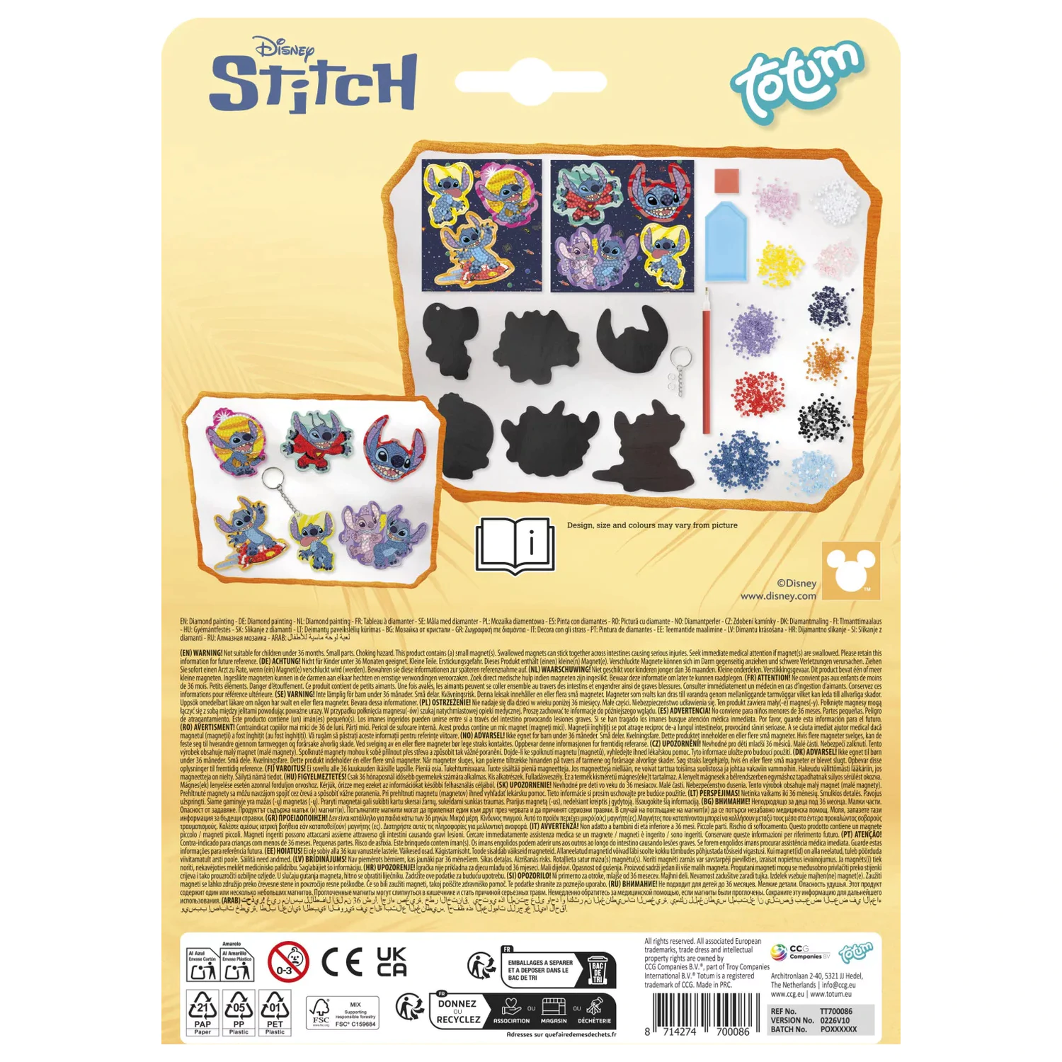 Lilo and Stitch Surf magnetyczny zestaw wysadzany diamentami zdjęcie produktu
