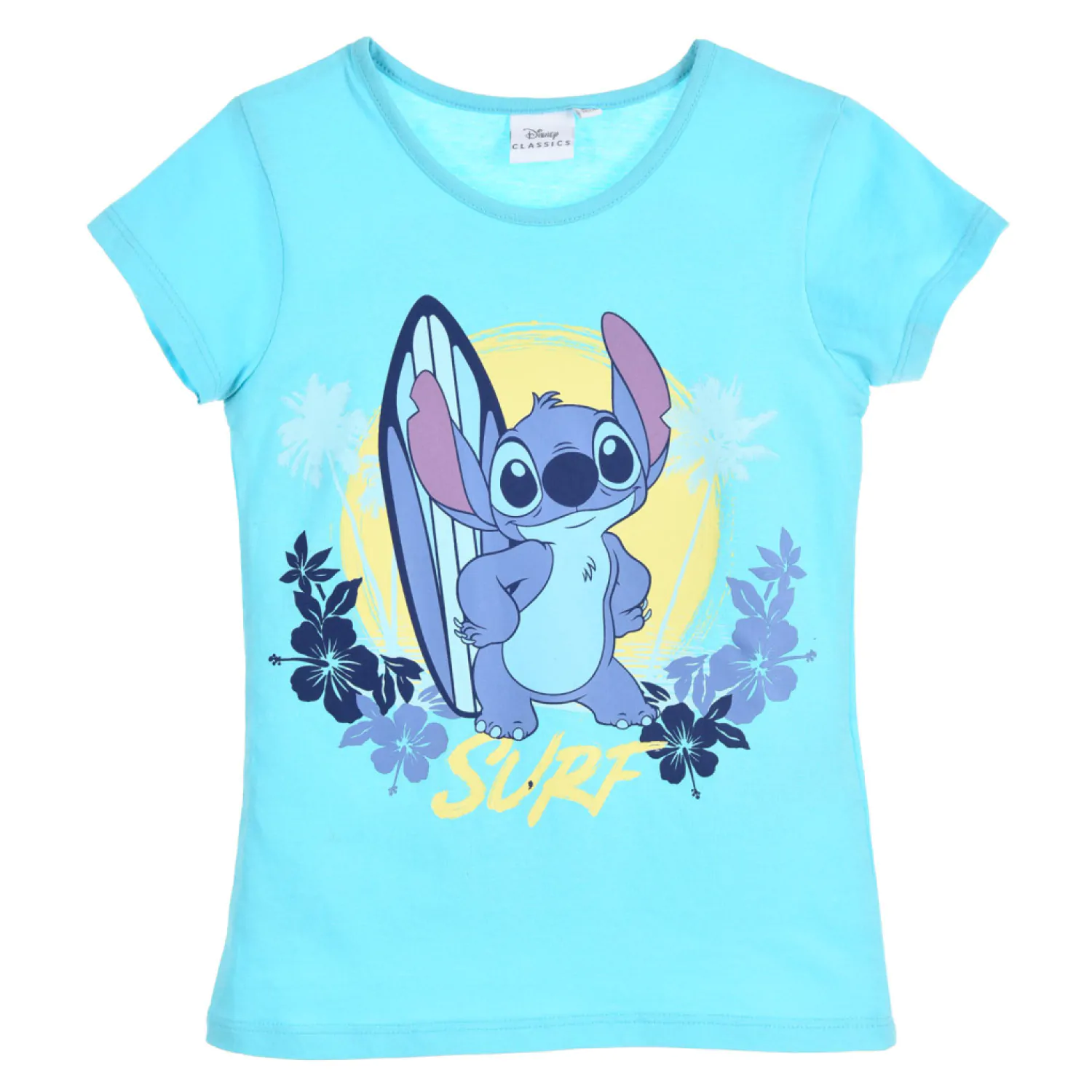 Stitch Surf Kids Krótki Rękaw T-Shirt, Top zdjęcie produktu