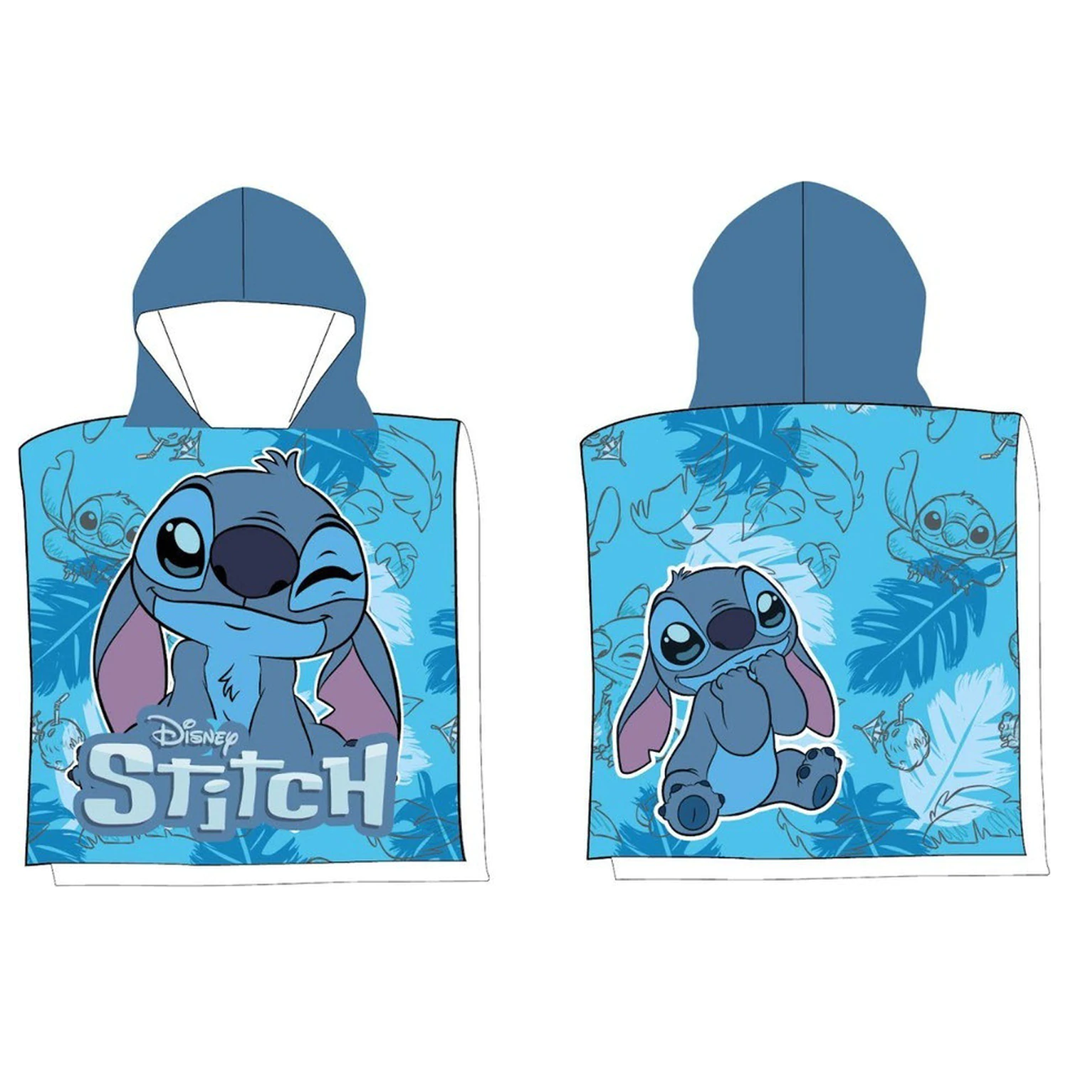 Ręcznik plażowy ponczo Stitch Sweet Wink 50x100 cm zdjęcie produktu