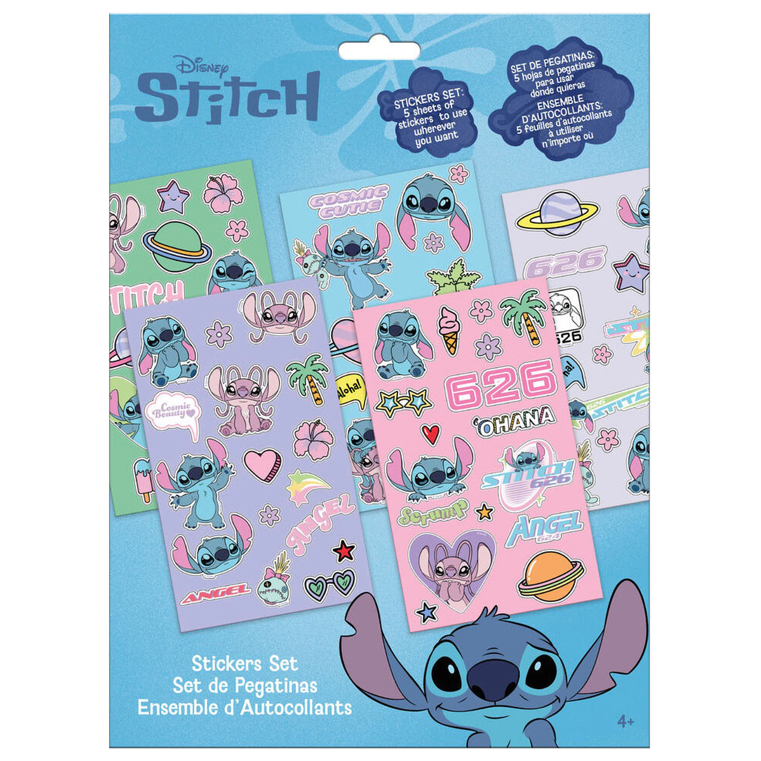 Stitch This World zestaw naklejek 5 arkuszy zdjęcie produktu