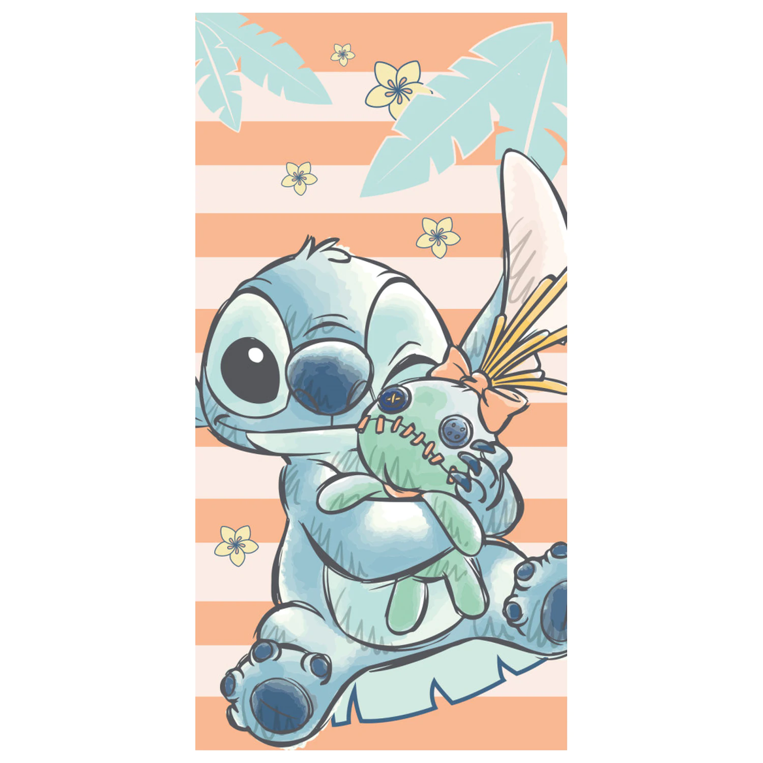Stitch Tropical Hugs Ręcznik 70x140cm zdjęcie produktu