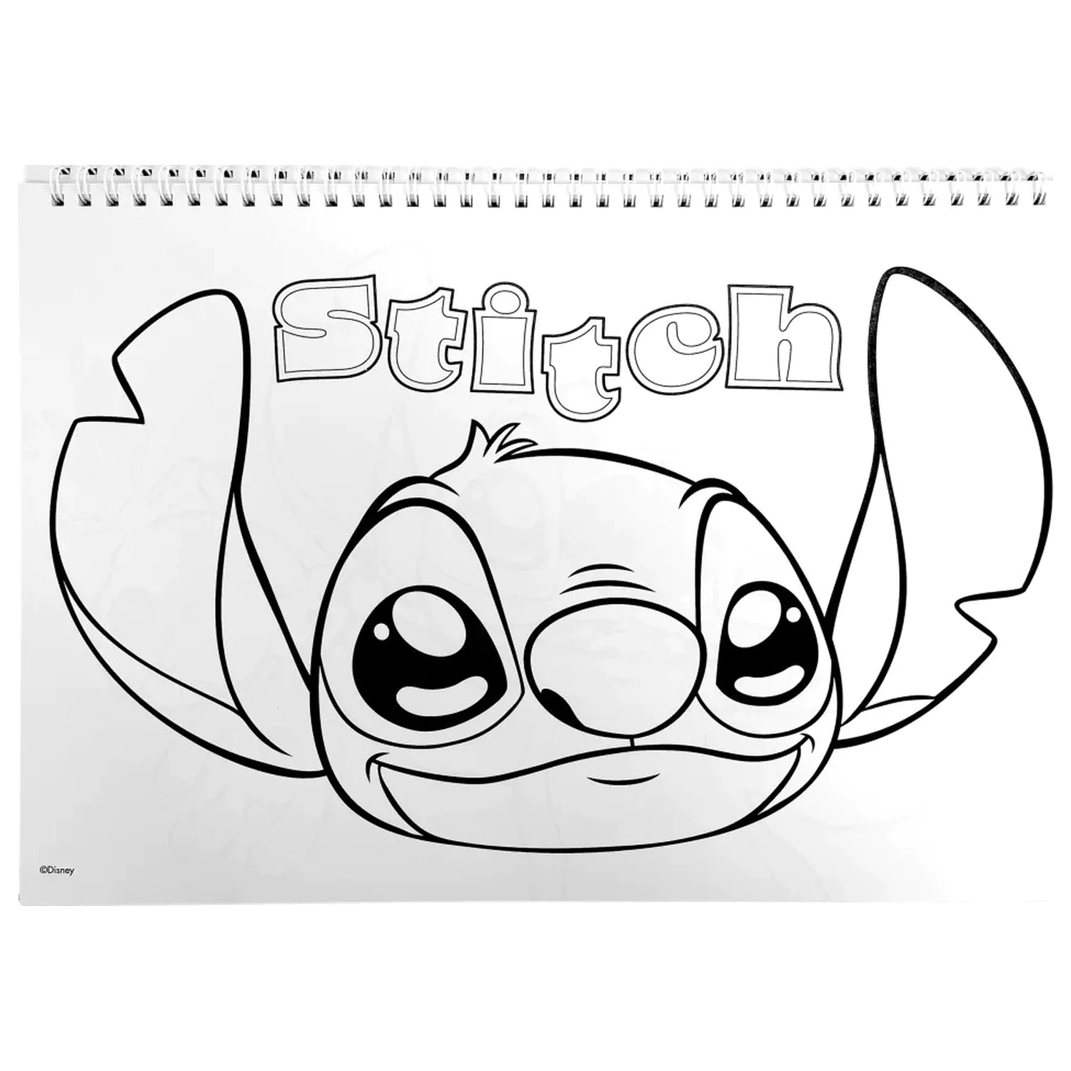 Stitch Universe A4 spiralny szkicownik 40 arkuszy z naklejkami zdjęcie produktu