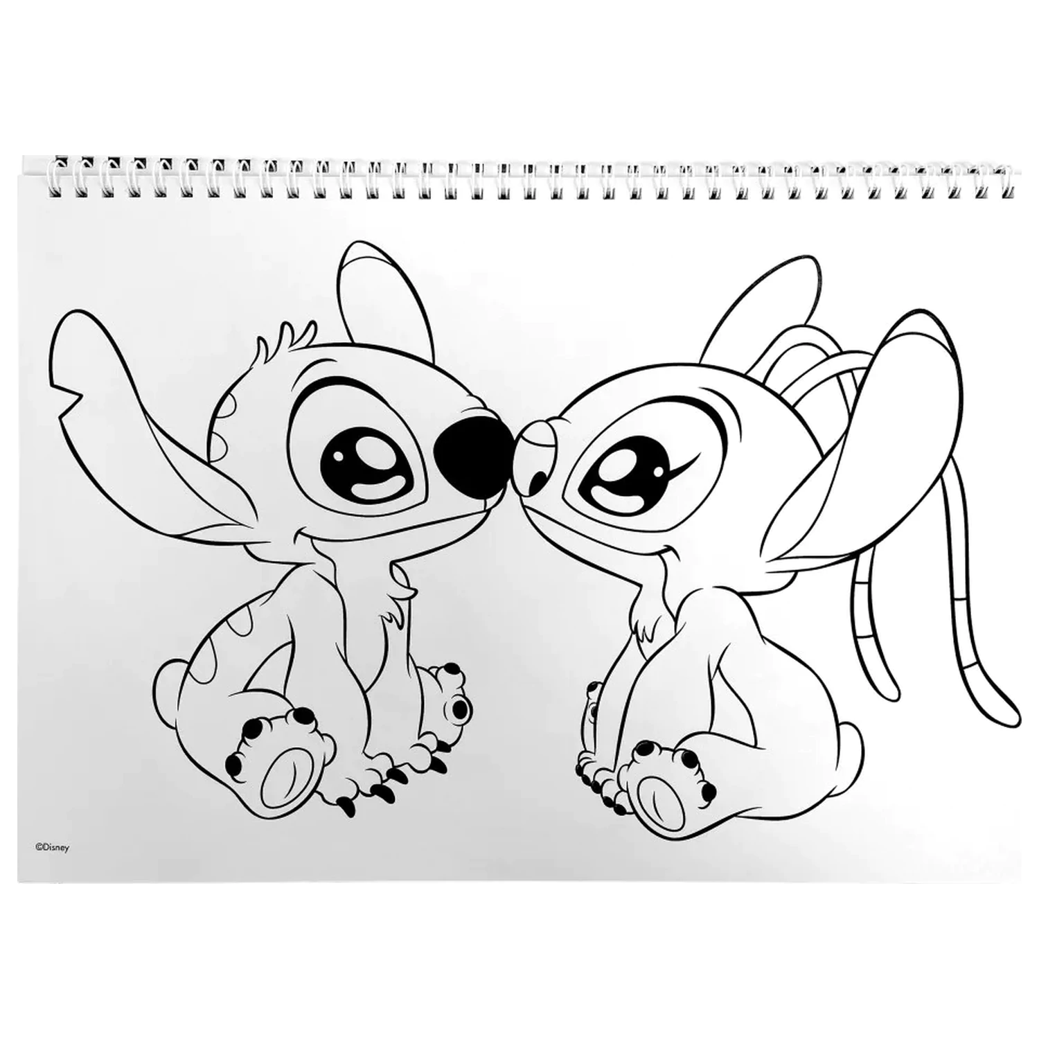 Stitch Universe A4 spiralny szkicownik 40 arkuszy z naklejkami zdjęcie produktu