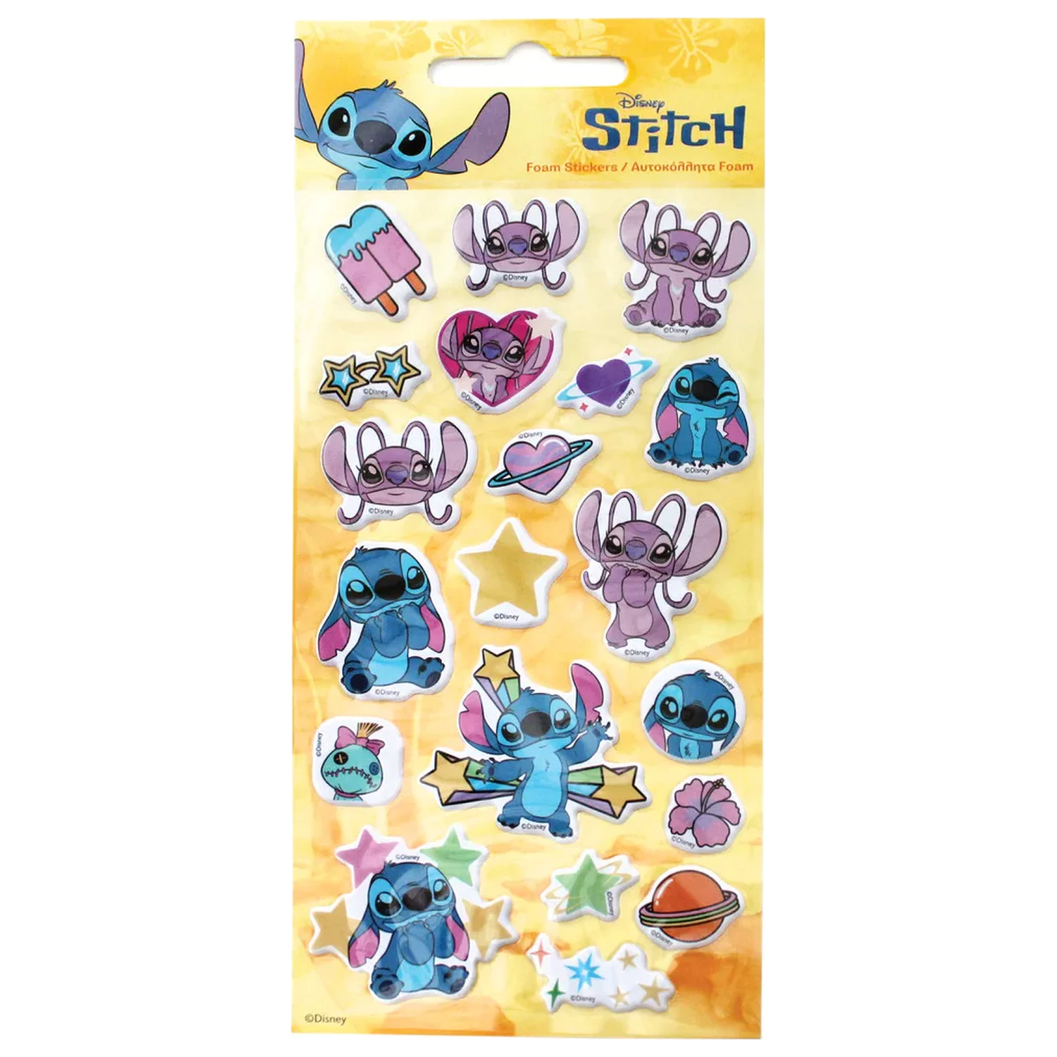 Stitch Universe Puszyste gąbkowe naklejki Zestaw zdjęcie produktu