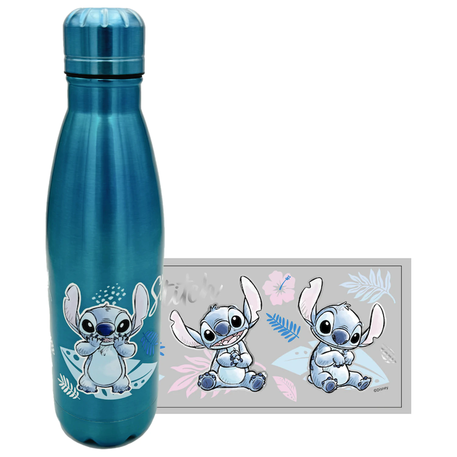 Stitch Watercolor Metalic Blue butelka ze stali nierdzewnej 780ml zdjęcie produktu