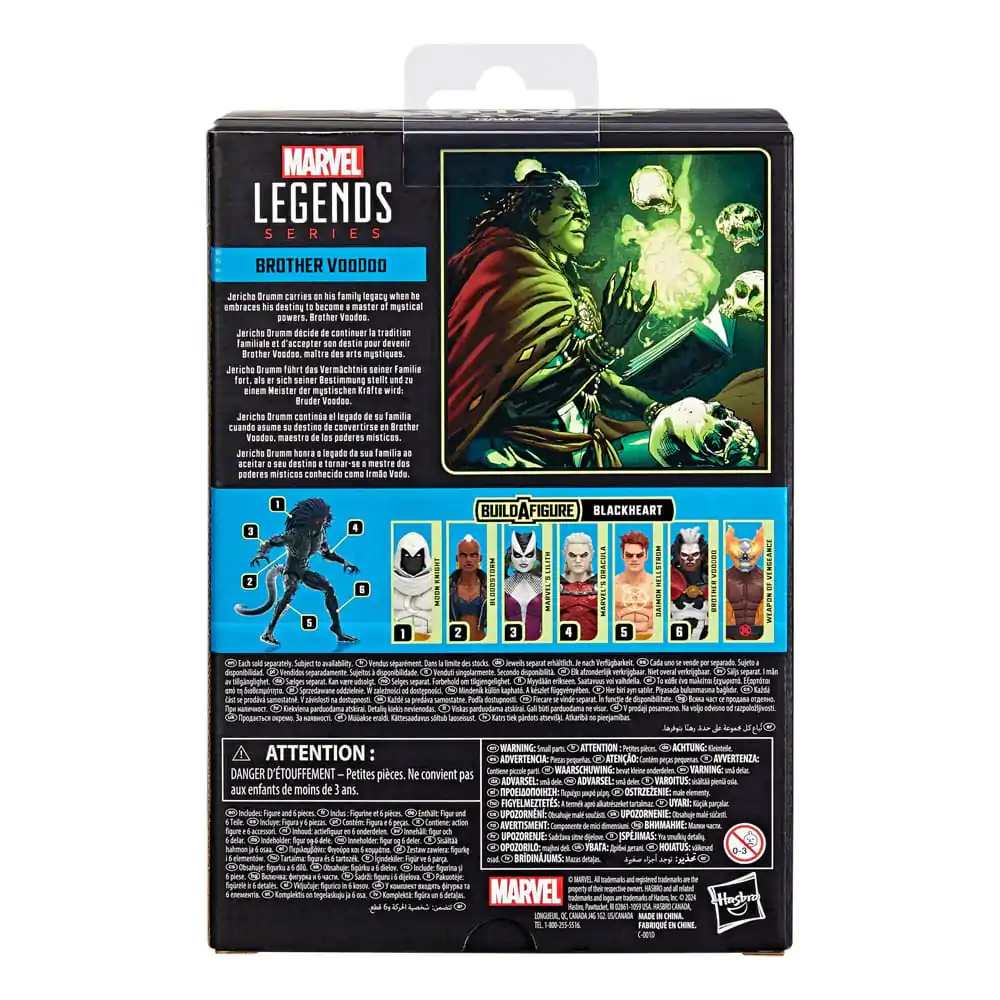 Dziwne Opowieści Marvel Legends Figurka Akcji Brat Voodoo (BAF: Blackheart) 15 cm zdjęcie produktu