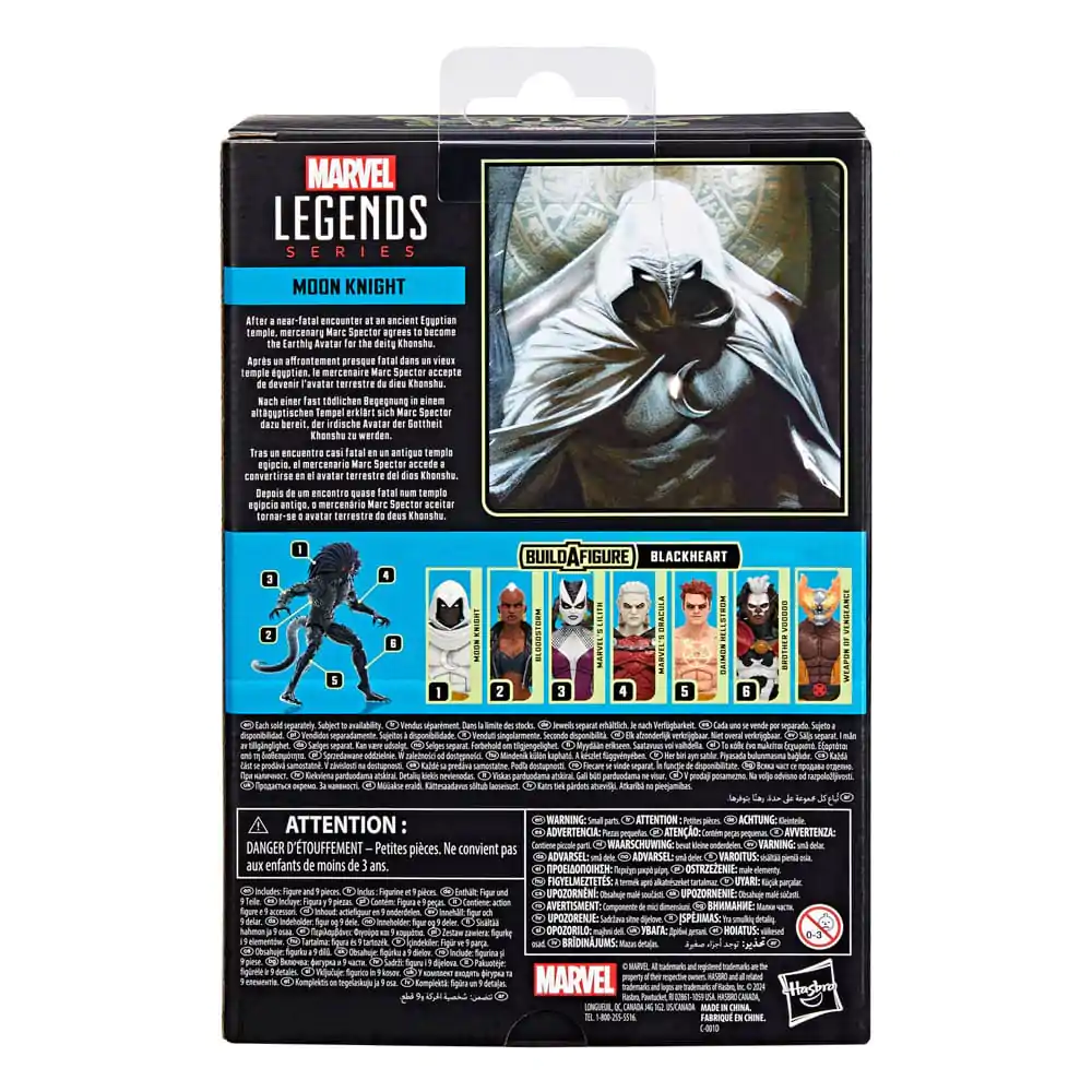 Strange Tales Marvel Legends Figurka Akcji Moon Knight (BAF: Blackheart) 15 cm zdjęcie produktu