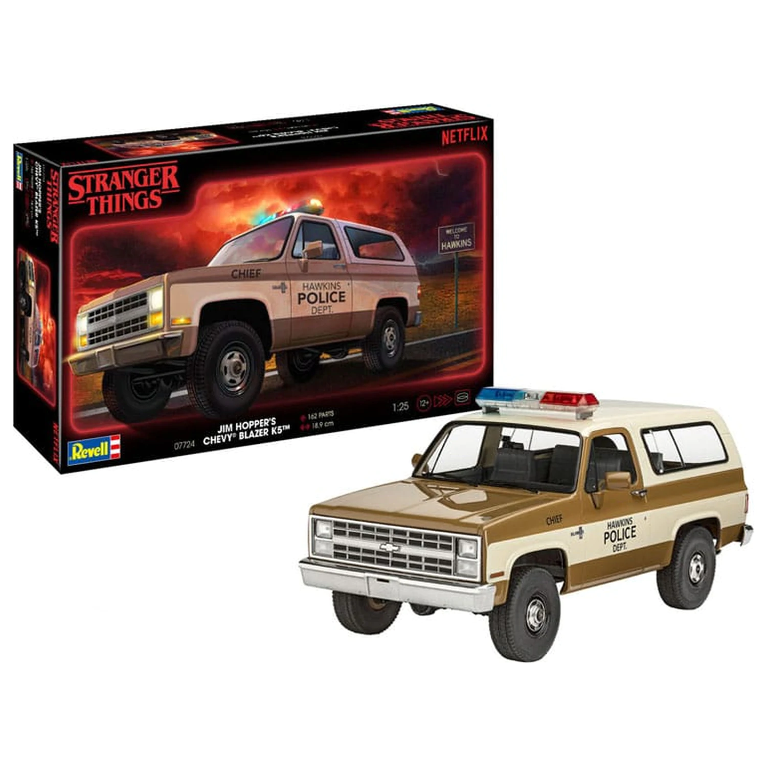 Stranger Things Model Kit 1/25 1985 Chevrolet K5 Blazer 19 cm zdjęcie produktu