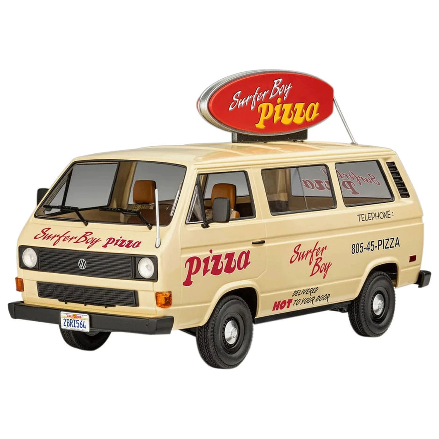 Stranger Things Zestaw Modeli 1/25 VW T3 Bus Surfer Boy (Aqua Color) 19 cm zdjęcie produktu