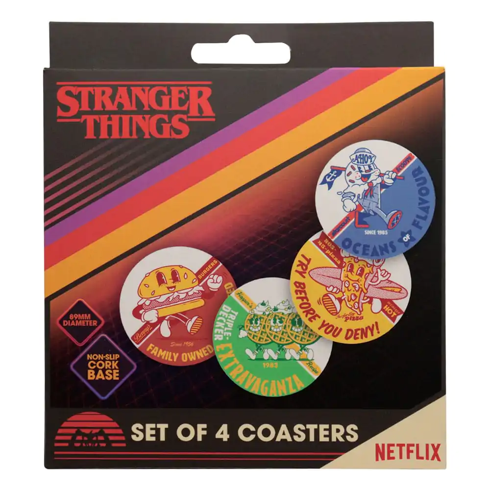 "Stranger Things" Podstawki 4-pak zdjęcie produktu