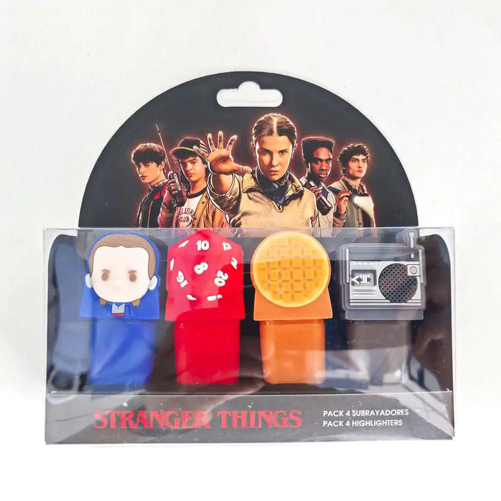 Stranger Things pack 4 zakreślaczy zdjęcie produktu