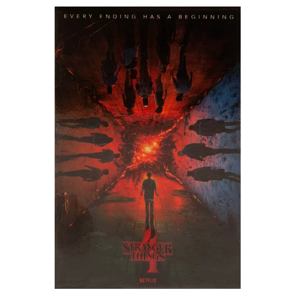 Stranger Things 4 Magnes na Lodówkę Każdy Koniec Ma Swój Początek zdjęcie produktu