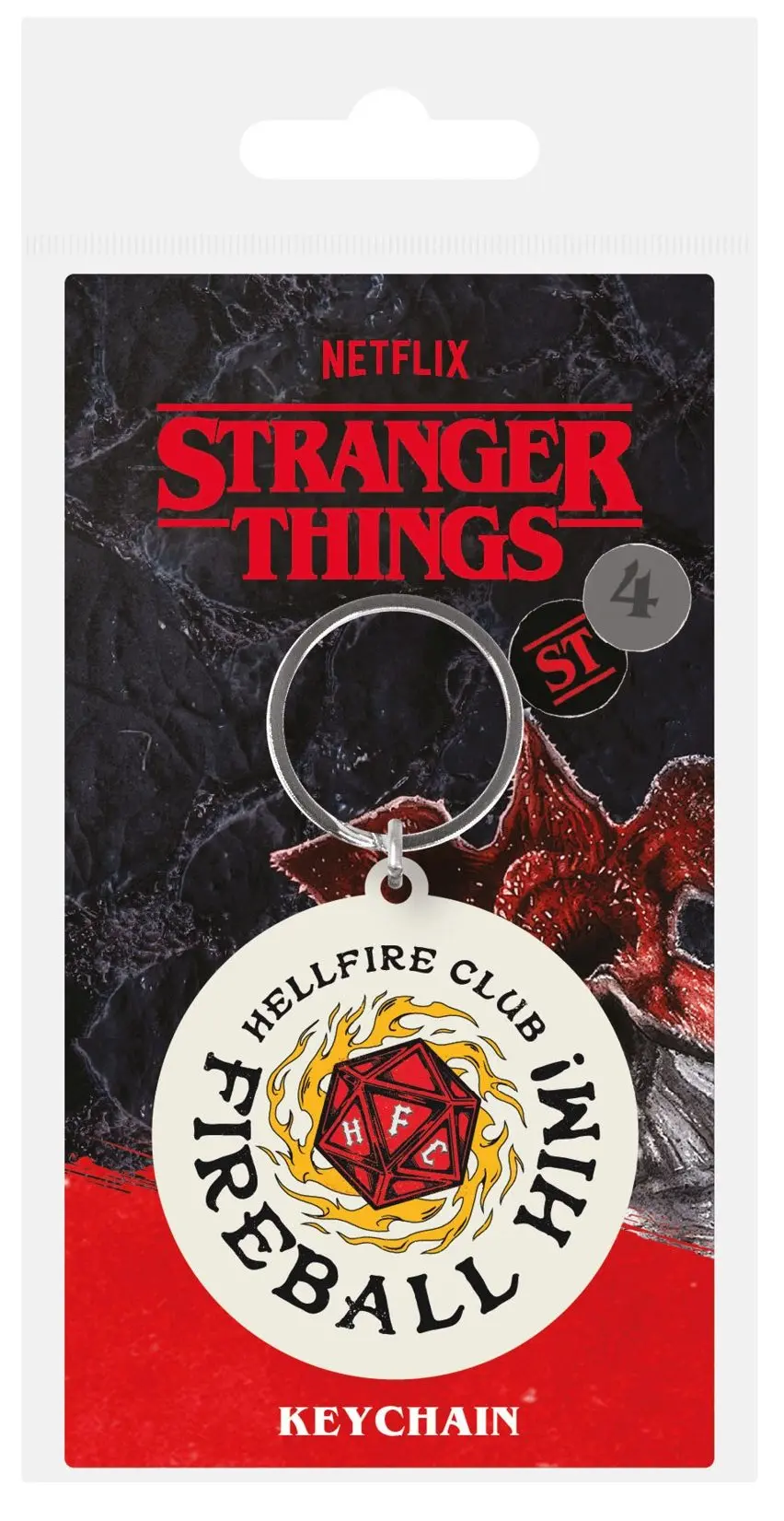 Stranger Things 4 Gumowy brelok Fireball Him 6 cm zdjęcie produktu