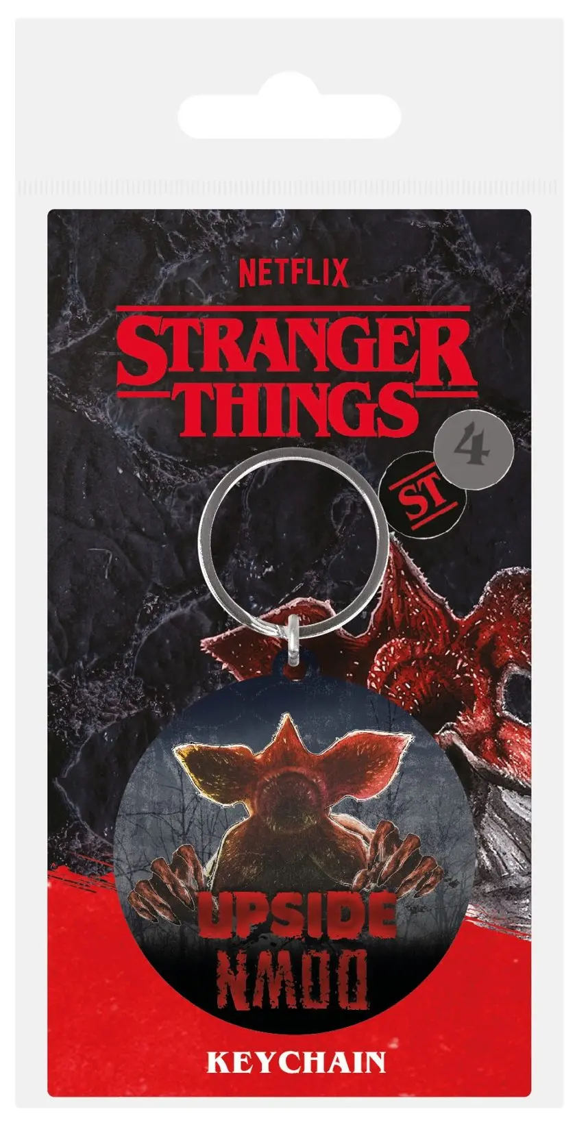 Stranger Things 4 Gumowy Brelok Demogorgon 6 cm zdjęcie produktu