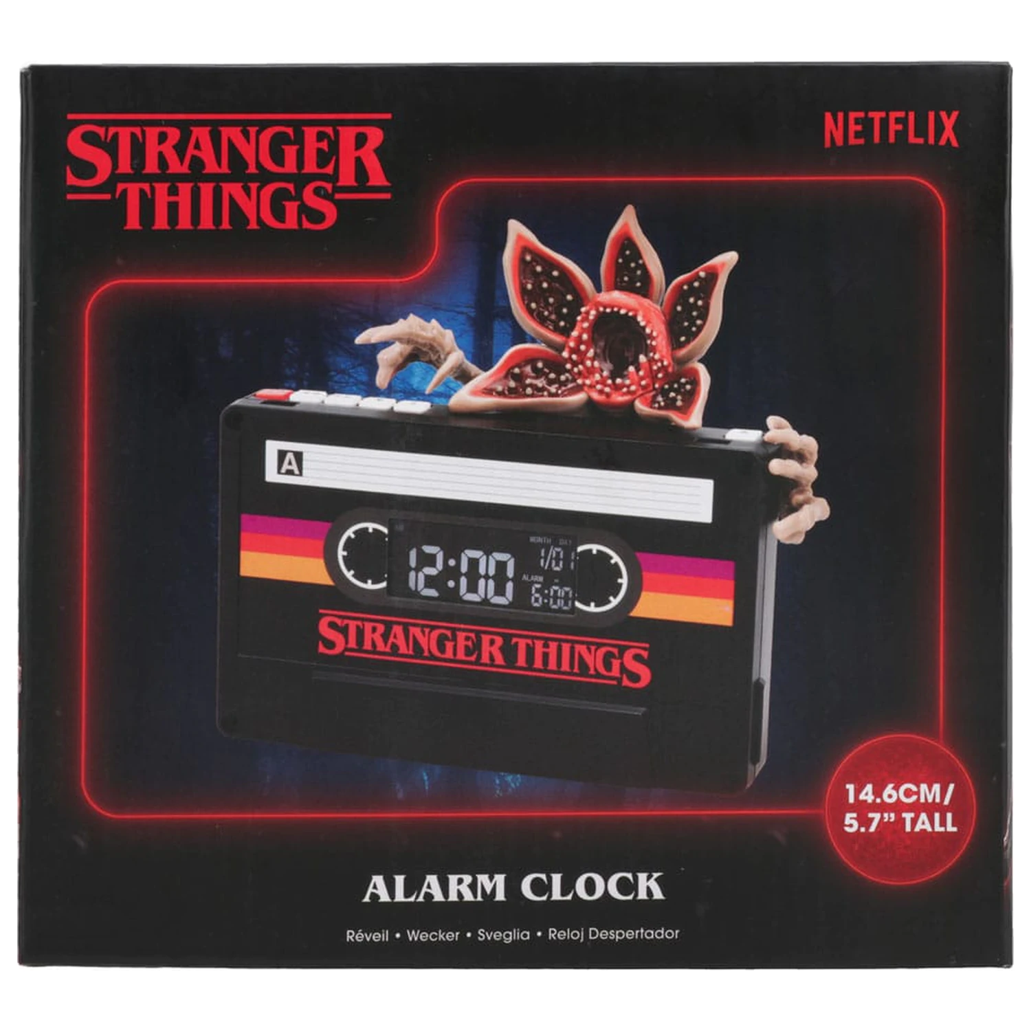 Stranger Things 5 Budzik Demogorgon Kaseta 15 cm zdjęcie produktu