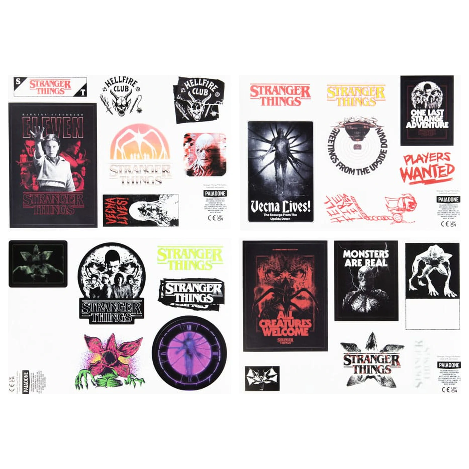Stranger Things 5 Gadżetów Naklejki Świecące w Ciemności zdjęcie produktu