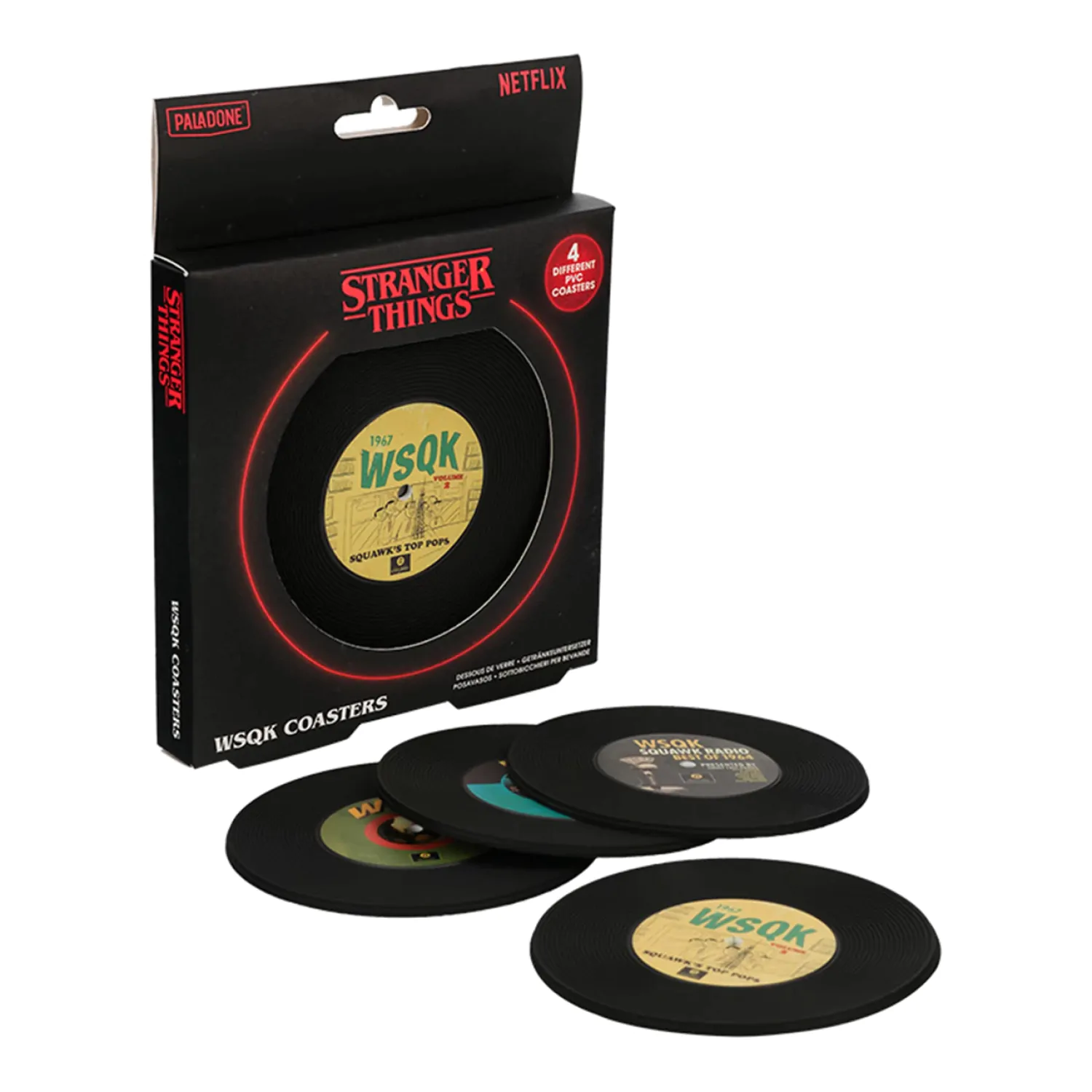 Stranger Things 5 Podstawki WSQK 4-pak zdjęcie produktu