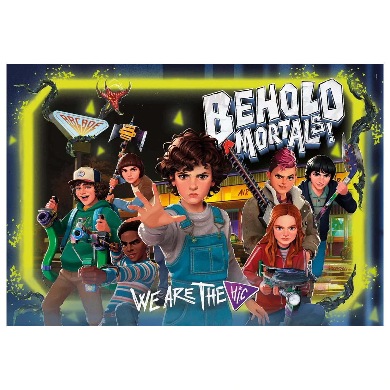 Stranger Things Behold Mortals 180-częściowe puzzle zdjęcie produktu