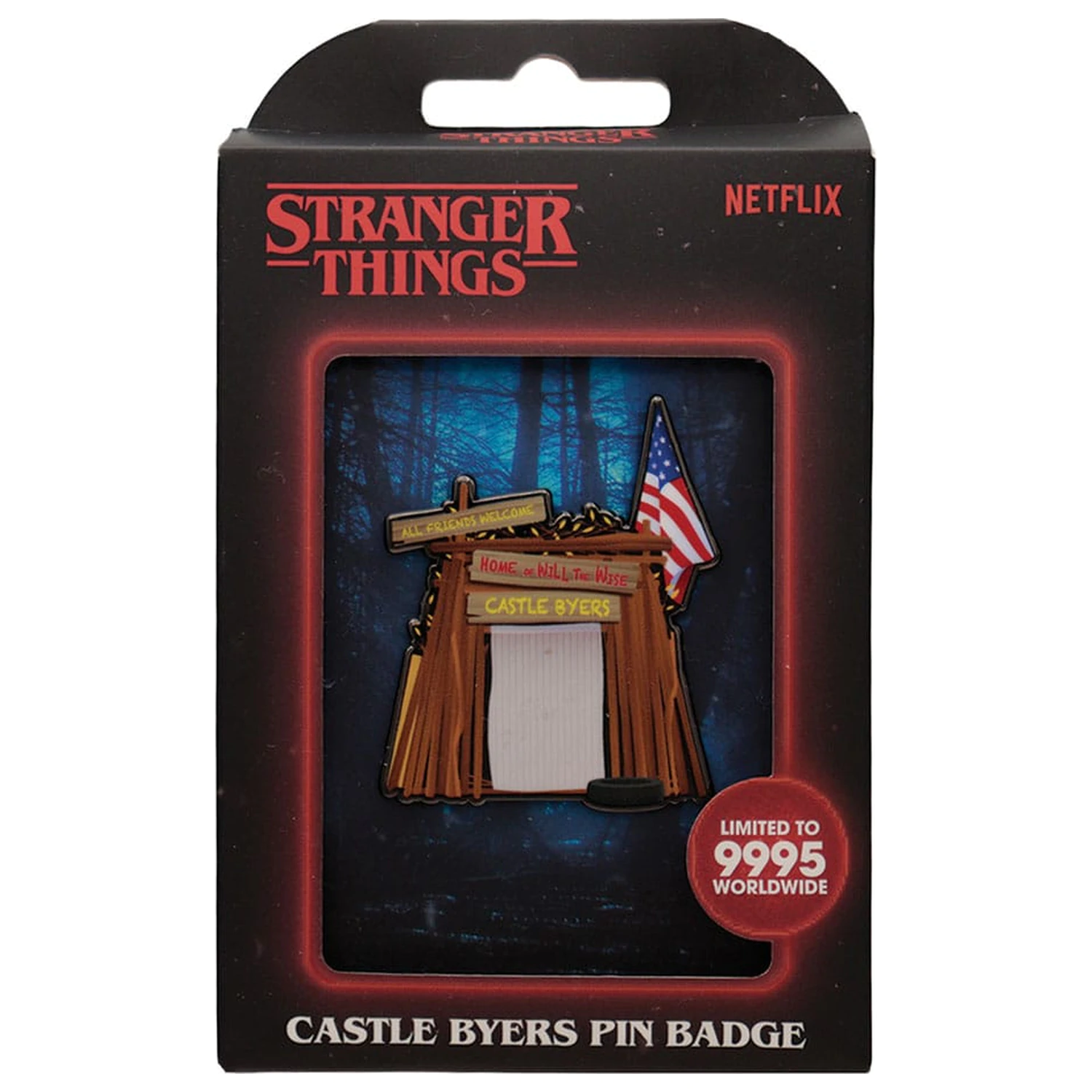 Stranger Things Pin Badge Castle Byers Edycja Limitowana zdjęcie produktu