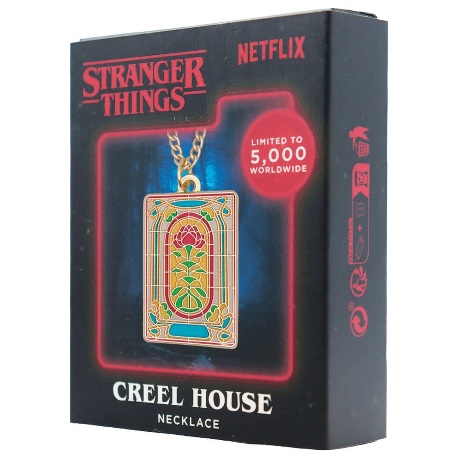 Stranger Things Naszyjnik Creel House Window Edycja Limitowana 3 x 2 cm zdjęcie produktu