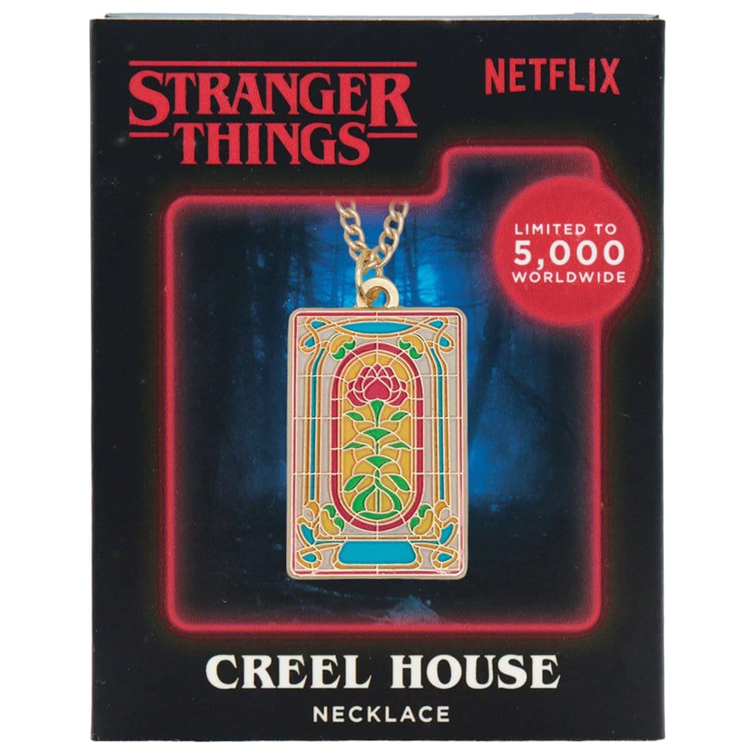 Stranger Things Naszyjnik Creel House Window Edycja Limitowana 3 x 2 cm zdjęcie produktu